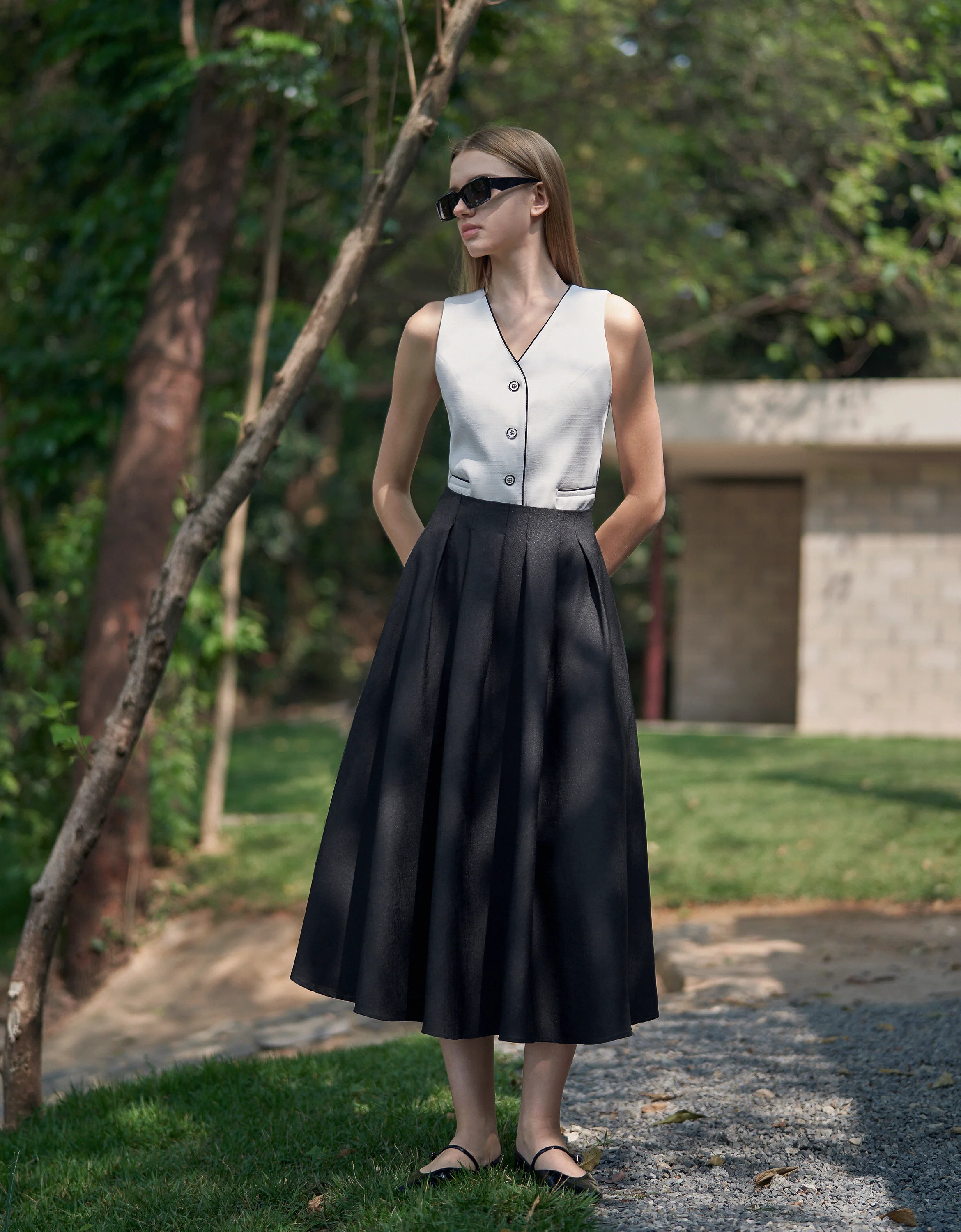 A-line Midi Skirt - Image 5
