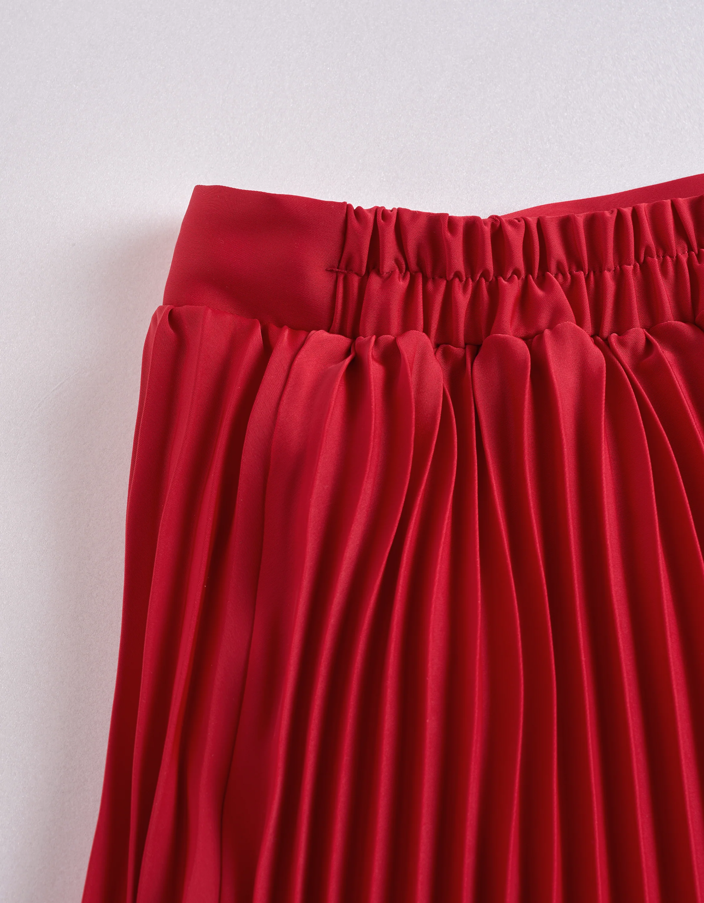 A-line Pleated Midi Skirt - Image 6