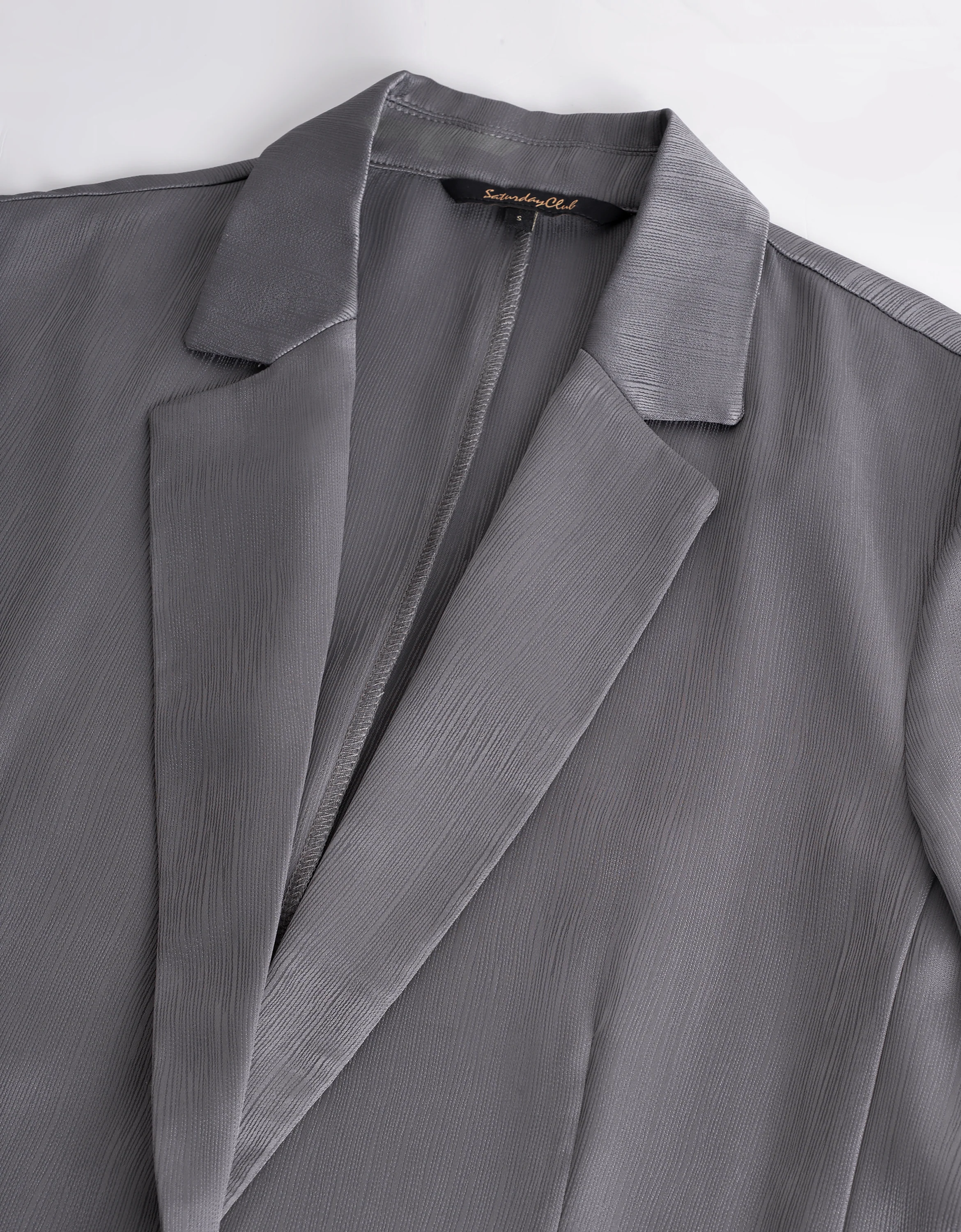 Adjustable Ruched Sleeve Blazer - Image 8
