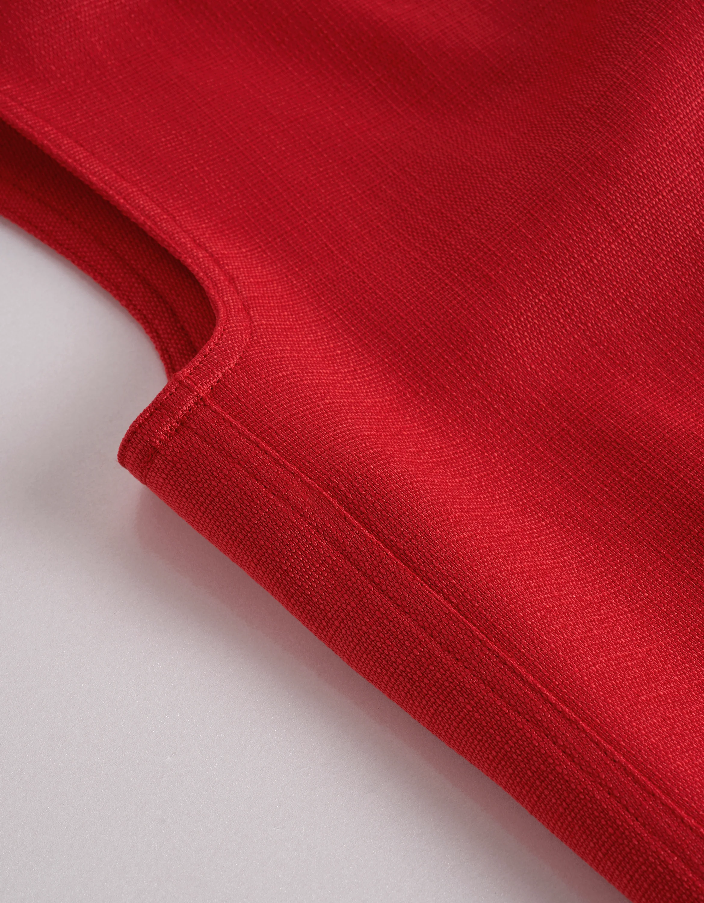 Asymmetric Pleated Neckline Sleeveless Top - Image 5