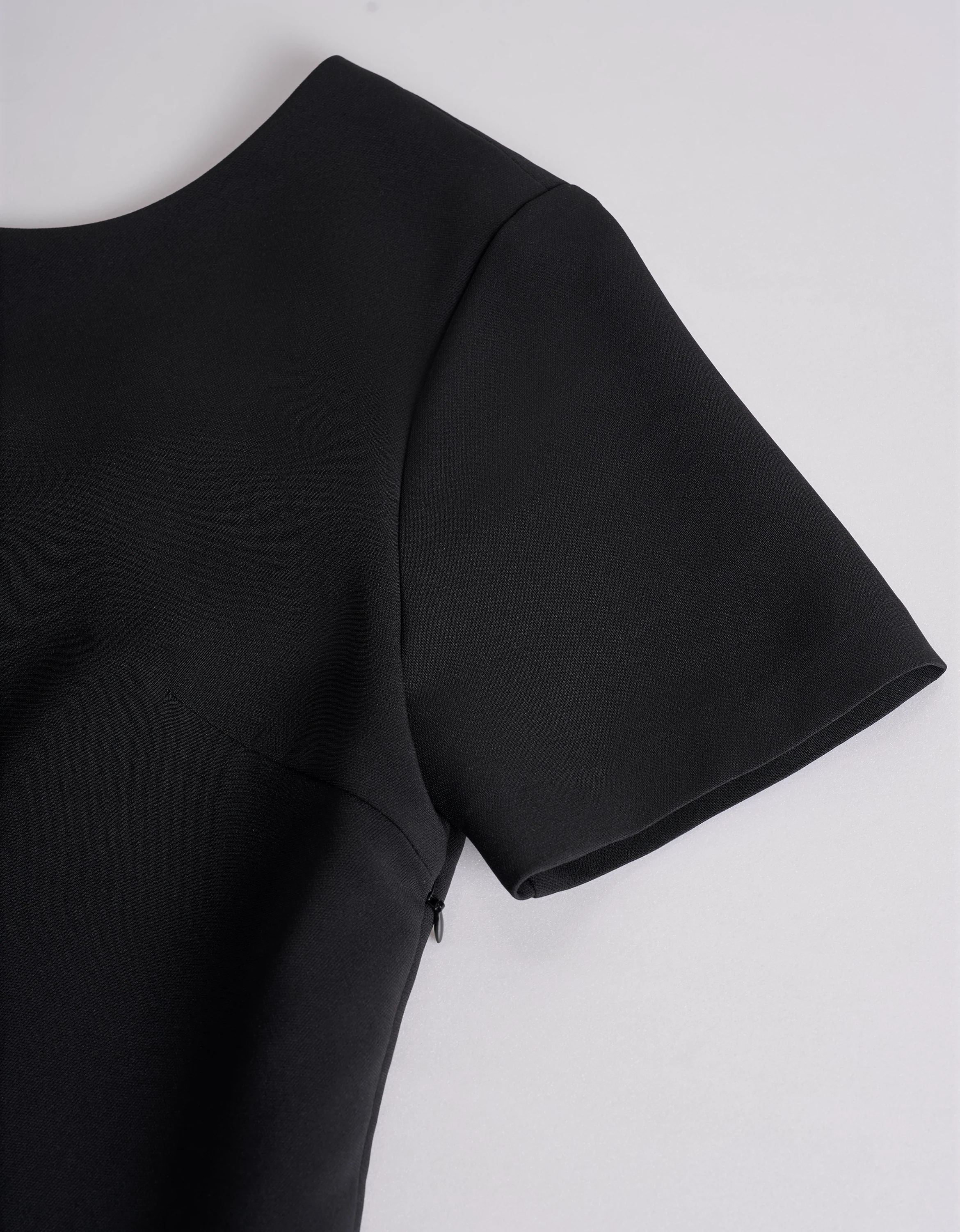 Bow Back Detail Short Sleeve Dress - Image 6