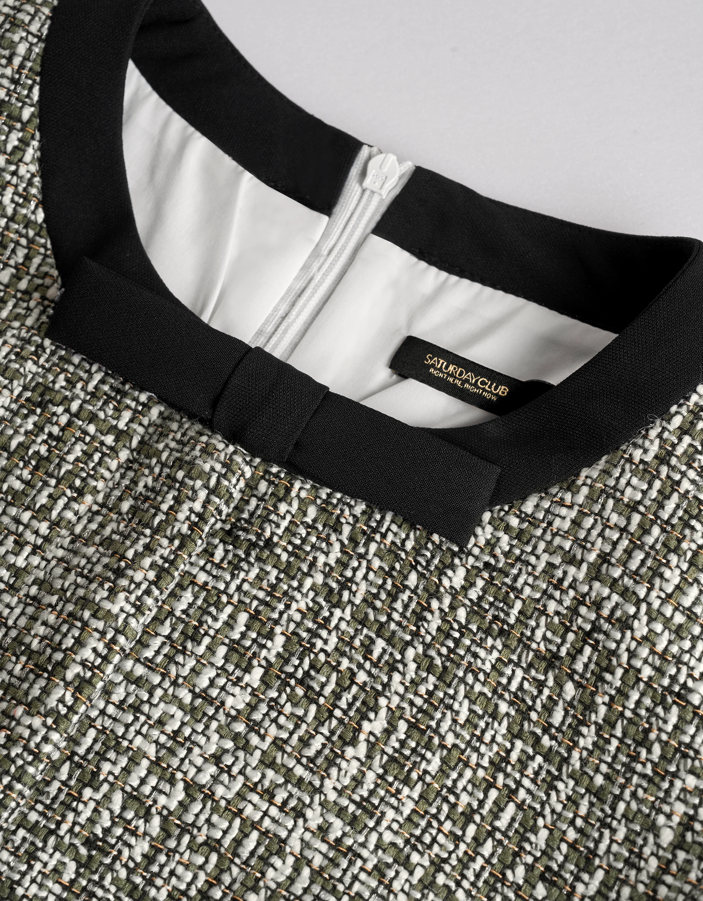 Bow Detail Colorblock Sleeveless Dress - Image 5