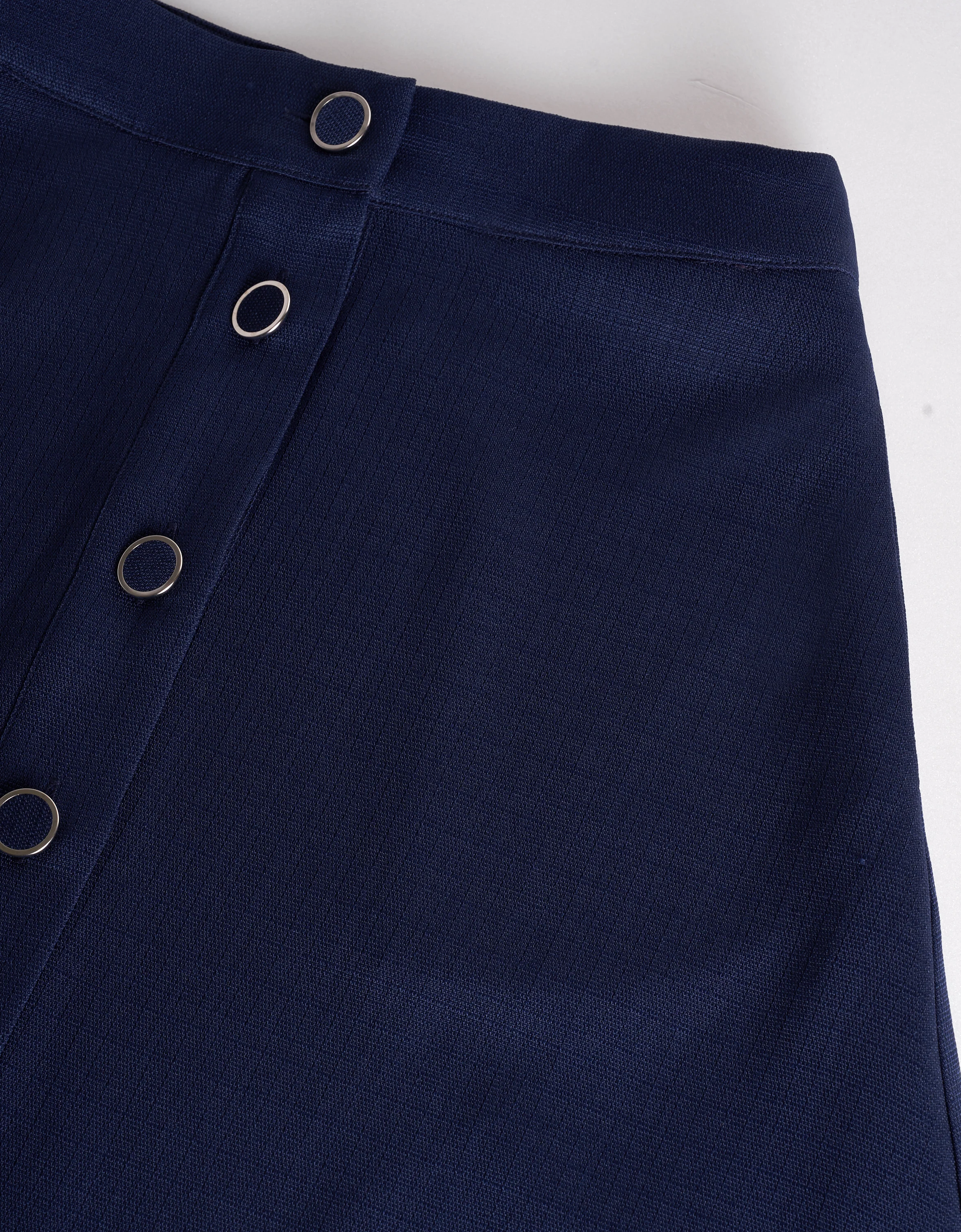Button Front A-line Midi Skirt - Image 8