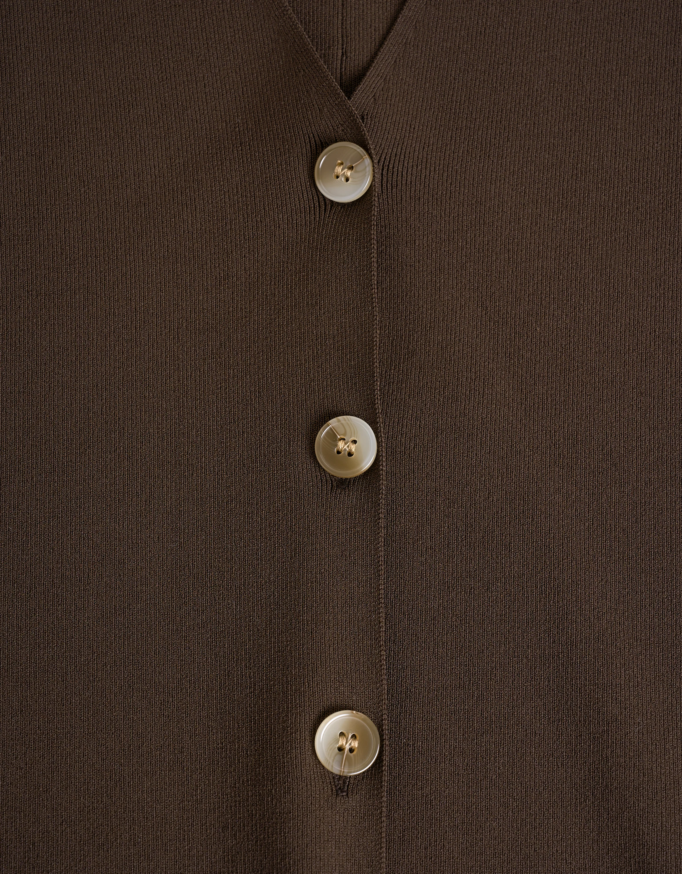 Button Front Short Sleeve Knit Top - Image 10