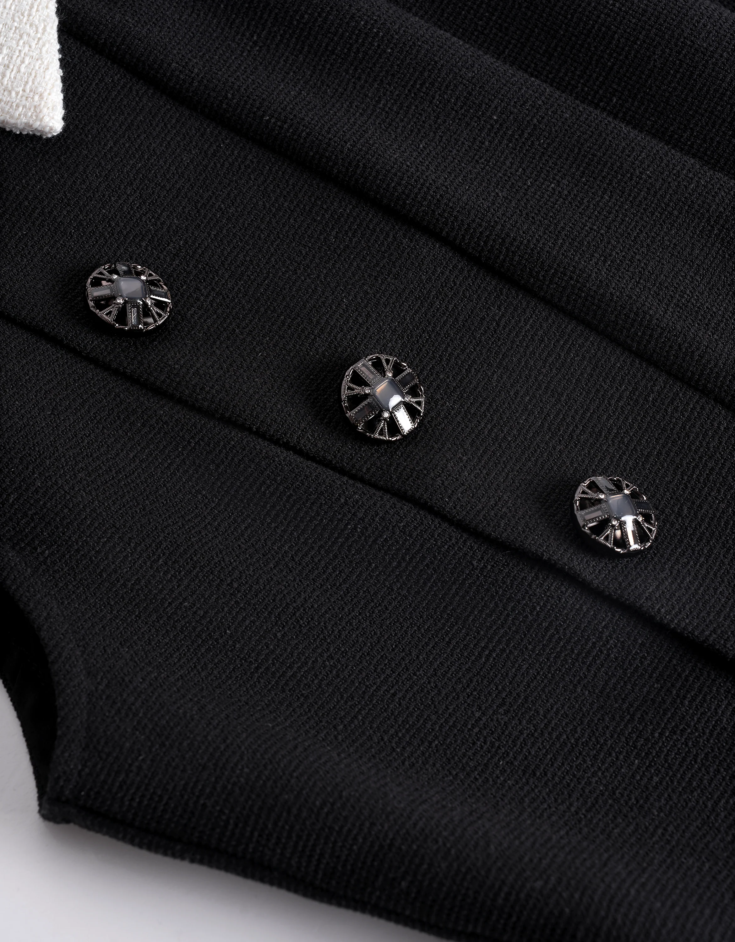 Contrast Collar Cap Sleeve Dress - Image 7