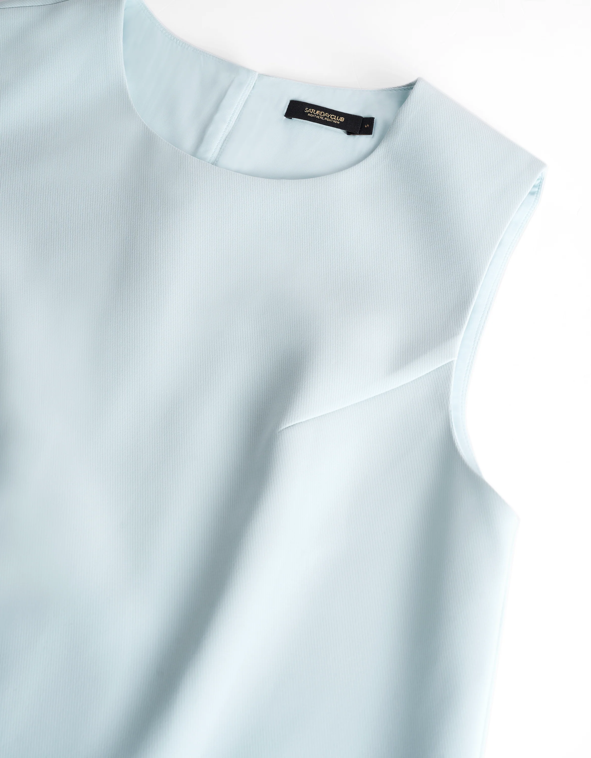 Contrast Trim Pleated Hem Sleeveless Dress - Image 13