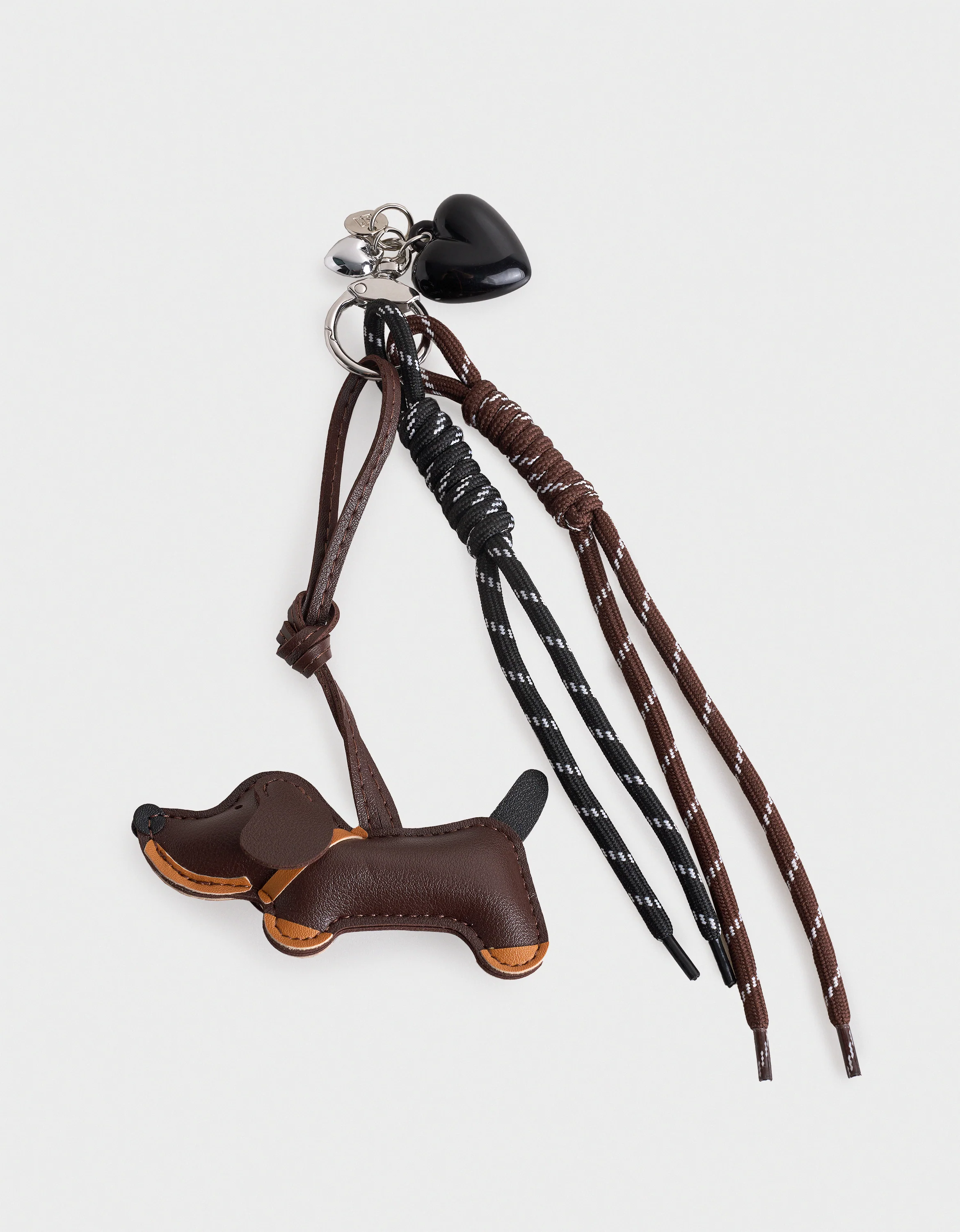 Dachshund Heart Bag Charm