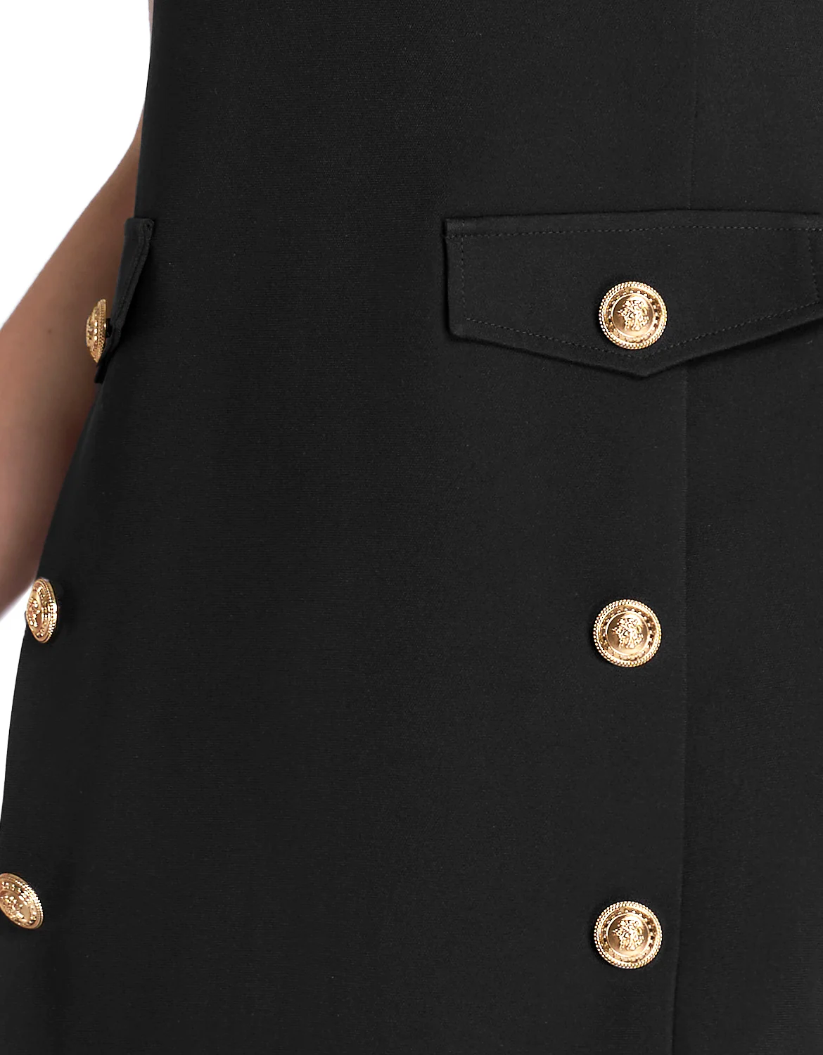 Detachable Collar Short Sleeve Dress - Image 10