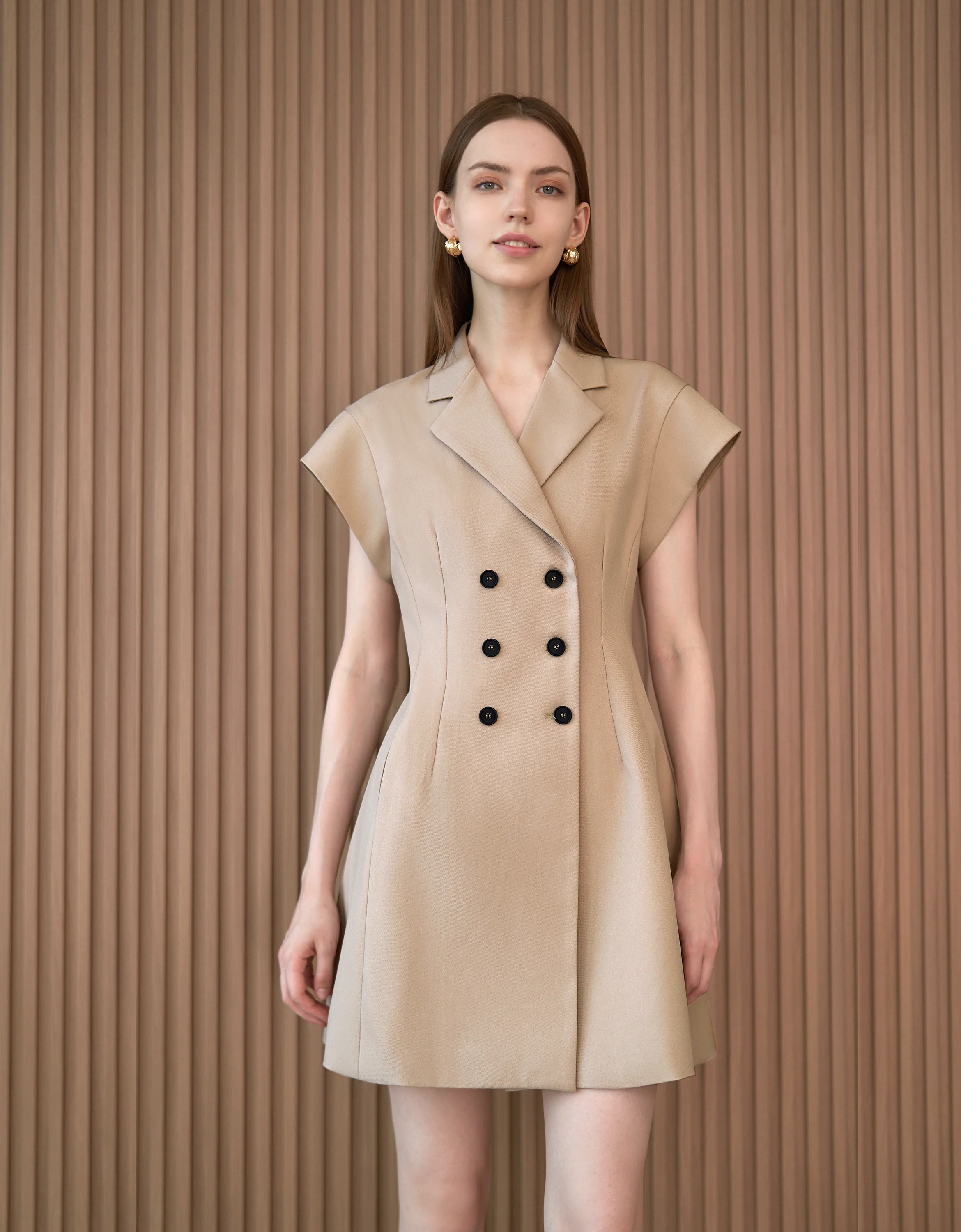 Double-breasted Suit Dress - Image 2