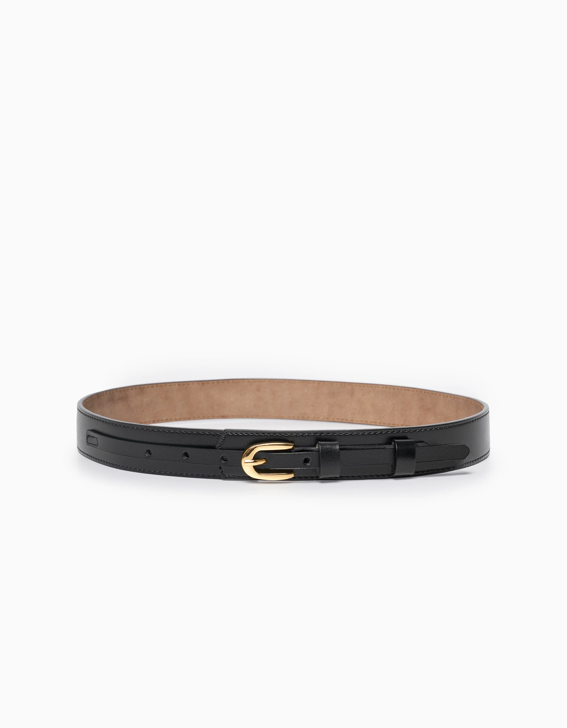 Double Loop Metal Pin Buckle Belt