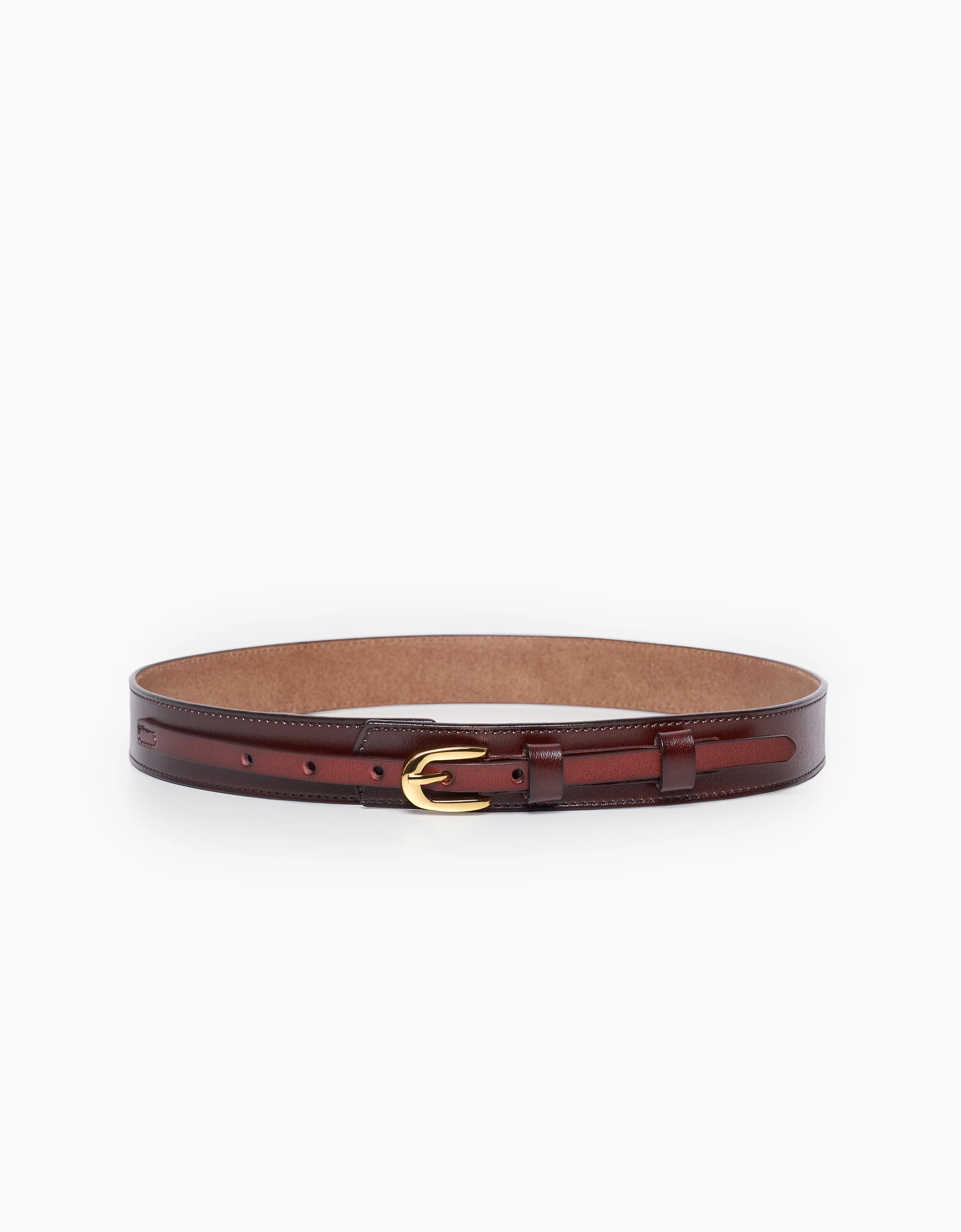 Double Loop Metal Pin Buckle Belt - Image 10