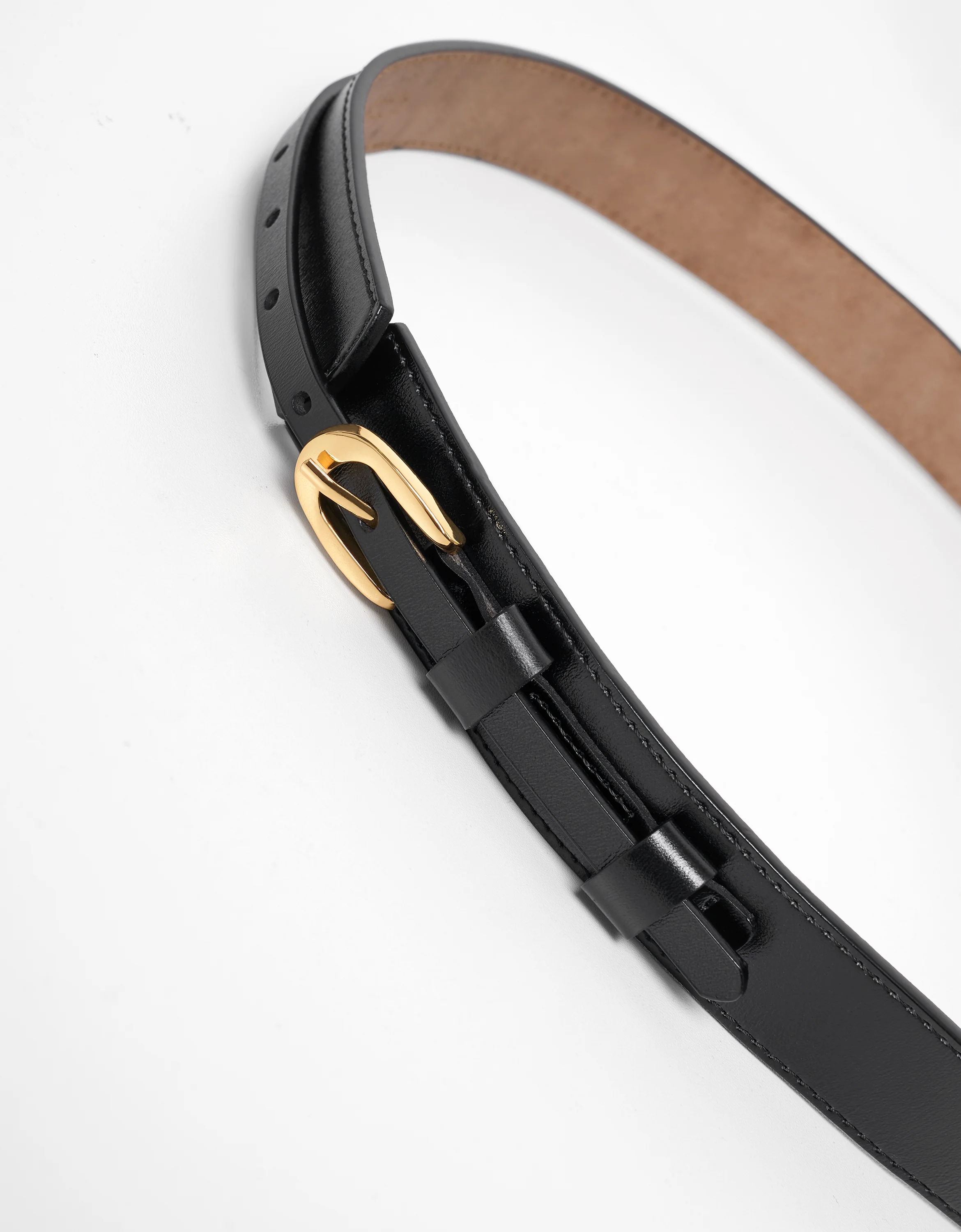 Double Loop Metal Pin Buckle Belt - Image 2