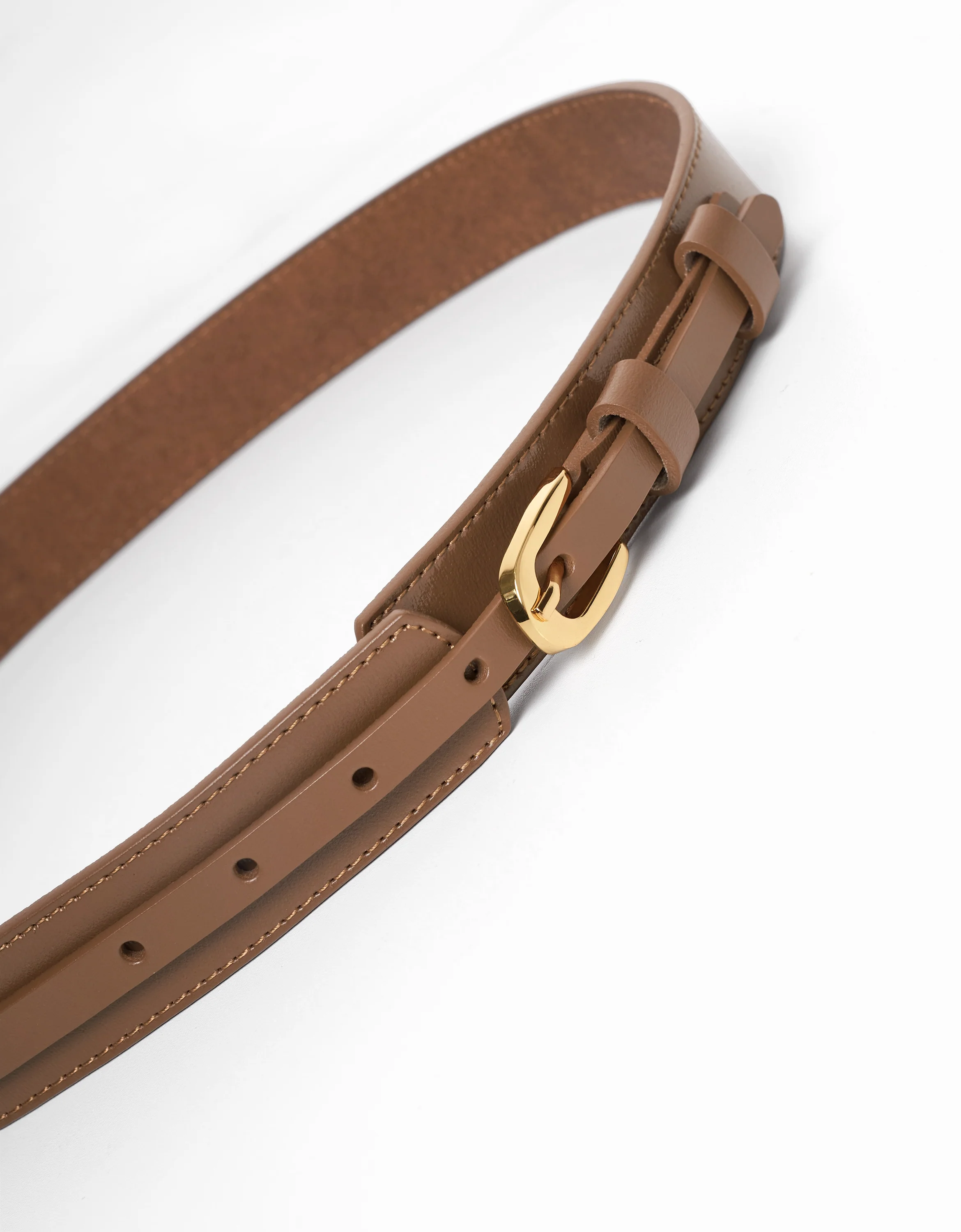 Double Loop Metal Pin Buckle Belt - Image 7