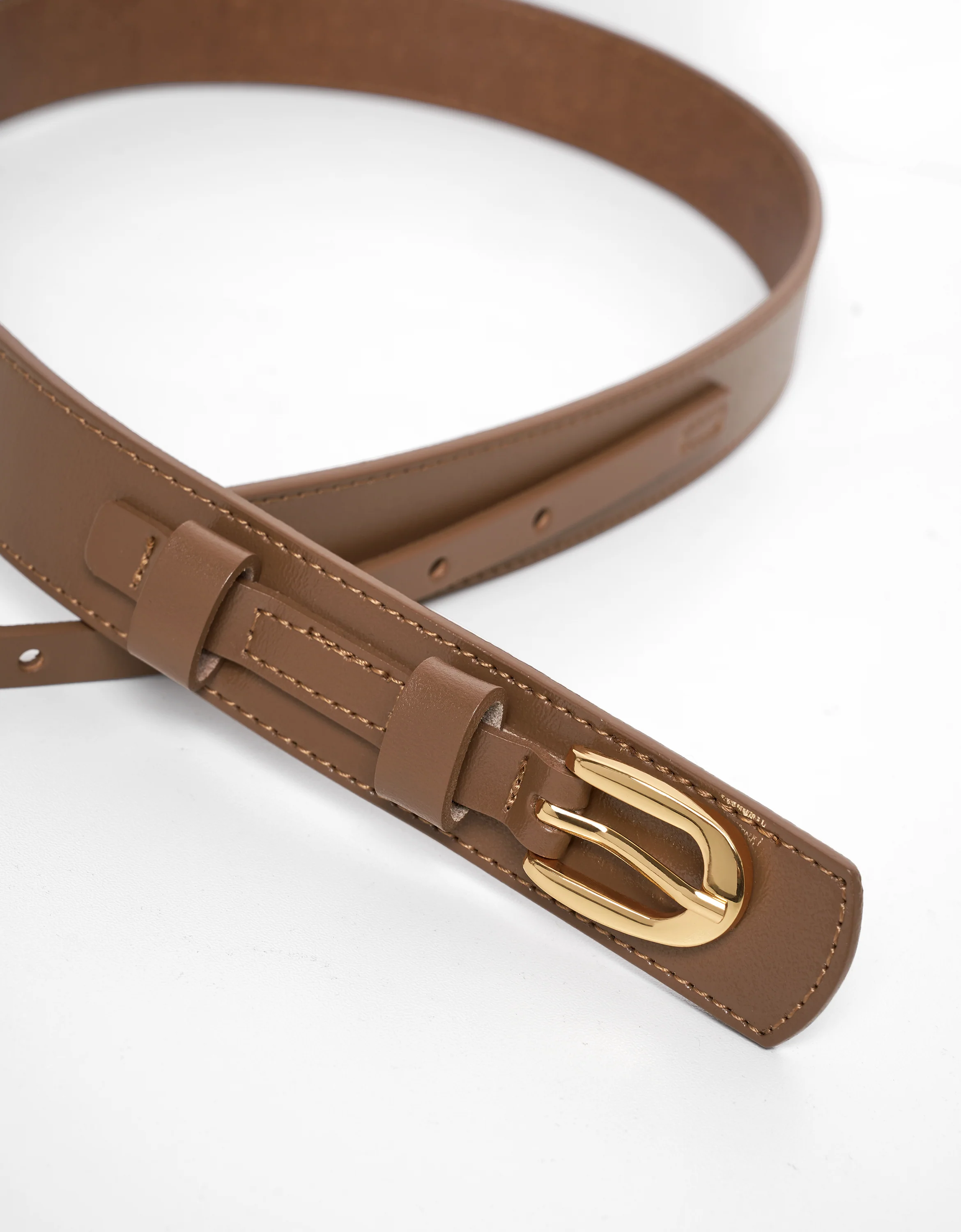 Double Loop Metal Pin Buckle Belt - Image 8