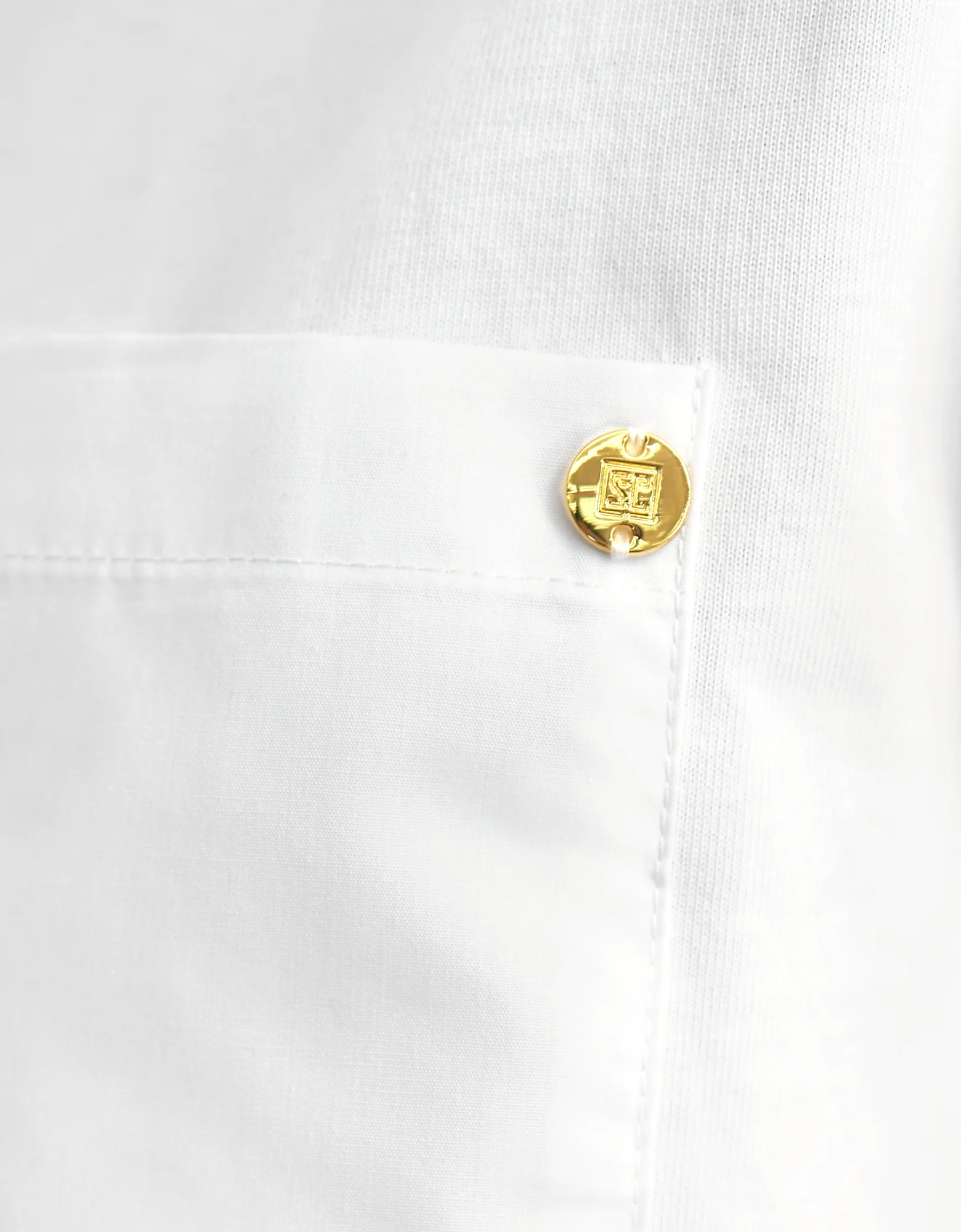 Embossed Button Pocket T-Shirt - Image 15