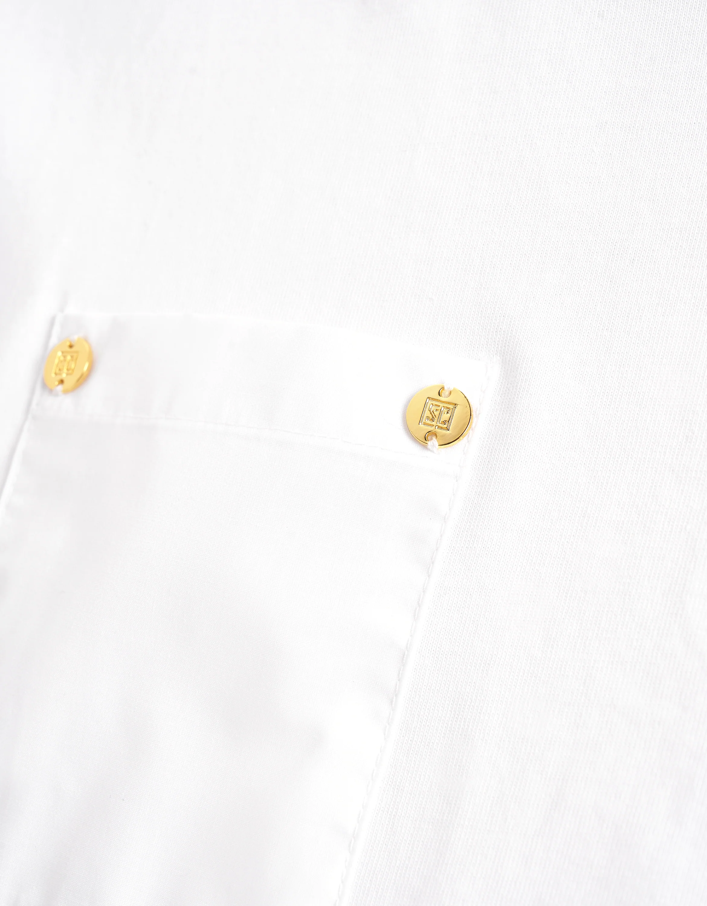 Embossed Button Pocket T-Shirt - Image 17