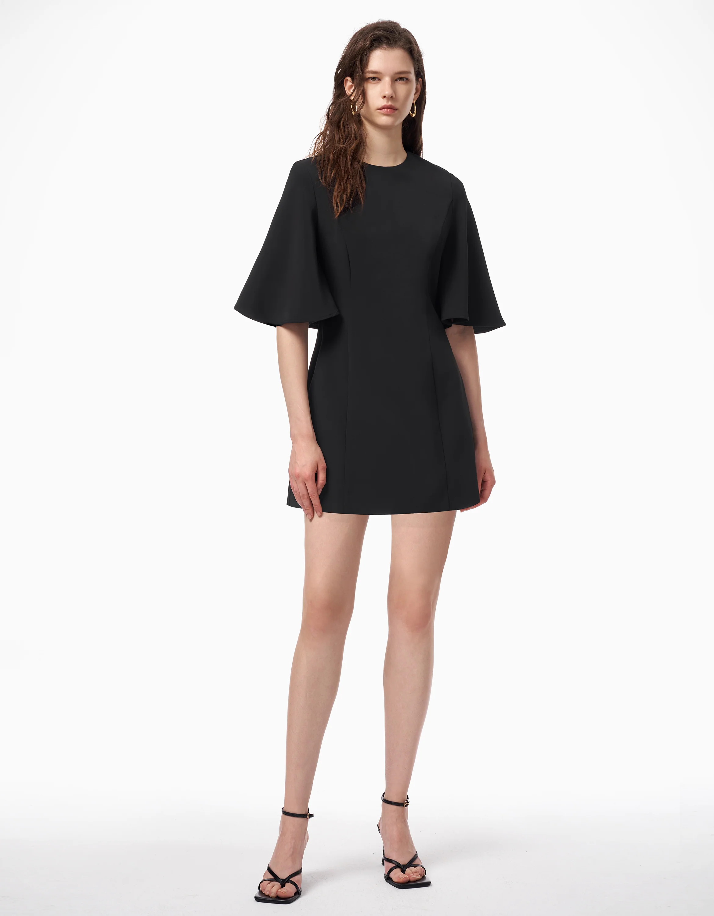 Flared Sleeve Dress - Image 11