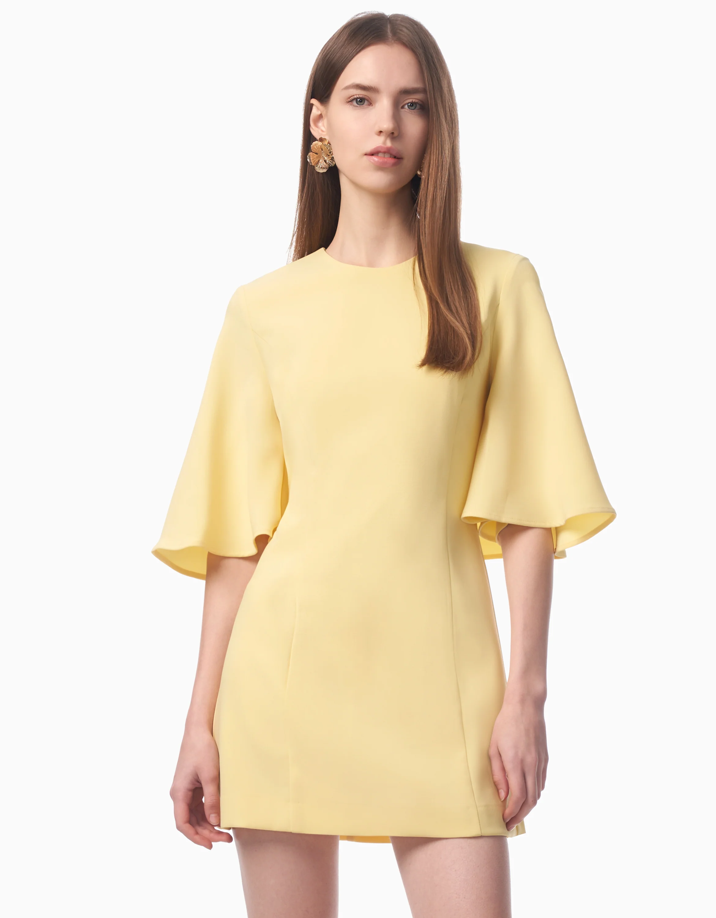 Flared Sleeve Dress - Image 20