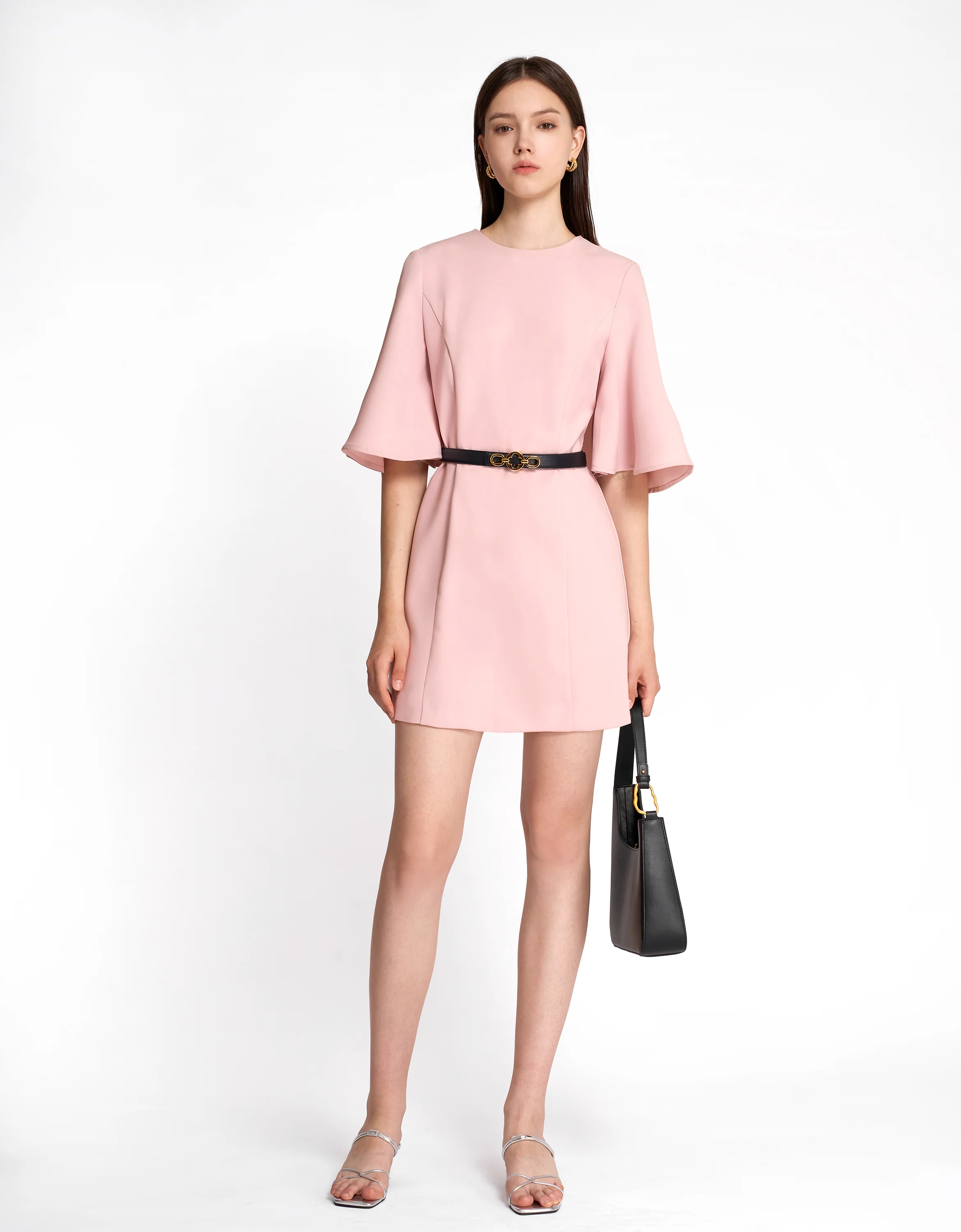 Flared Sleeve Dress - Image 27