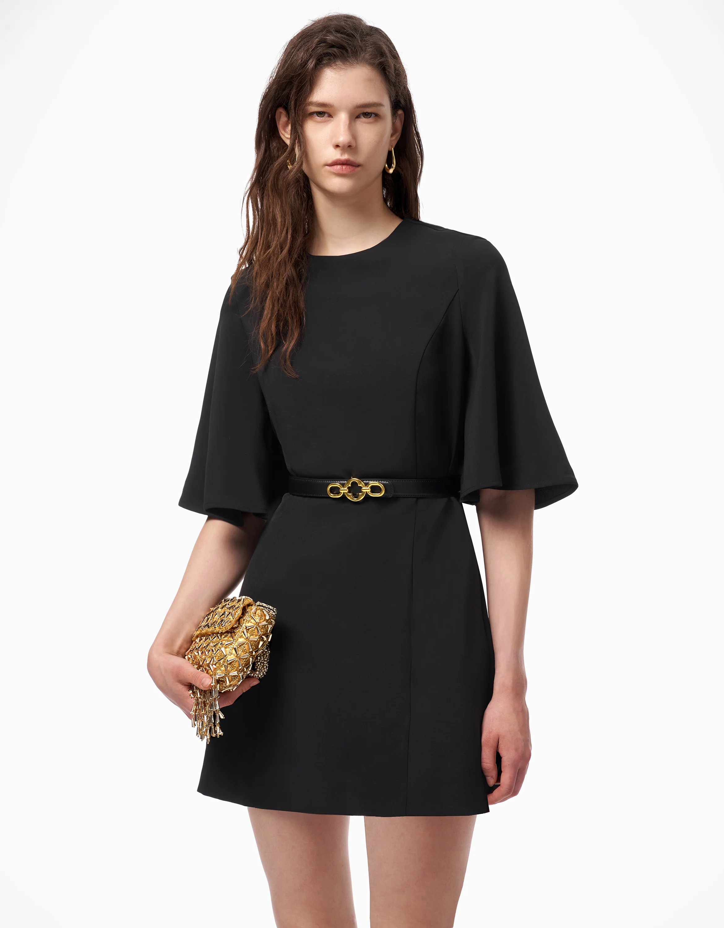 Flared Sleeve Dress - Image 8