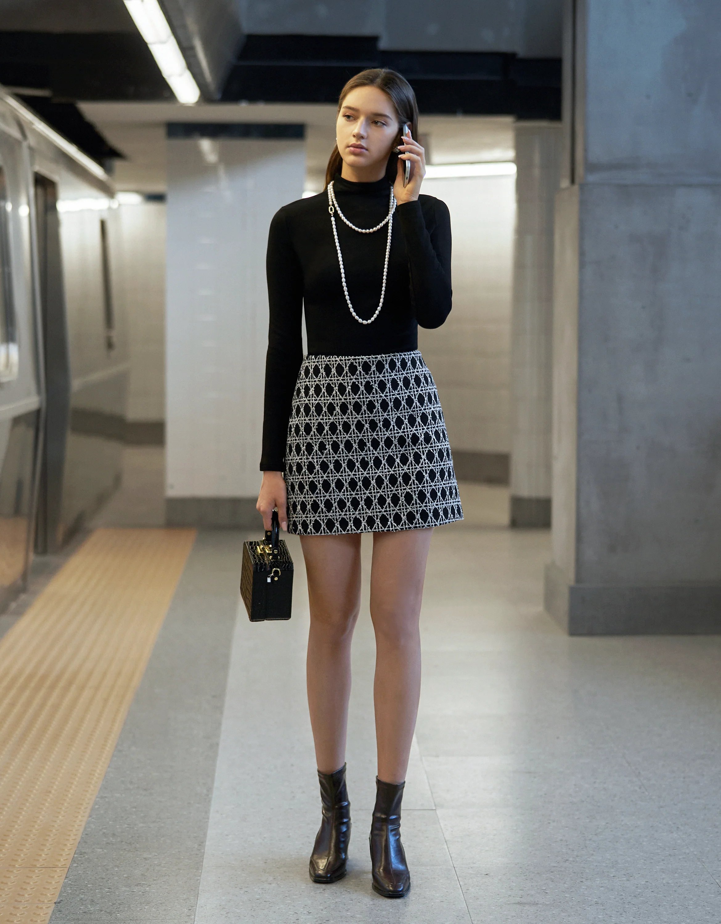 High Neck Long Sleeve Top - Image 3