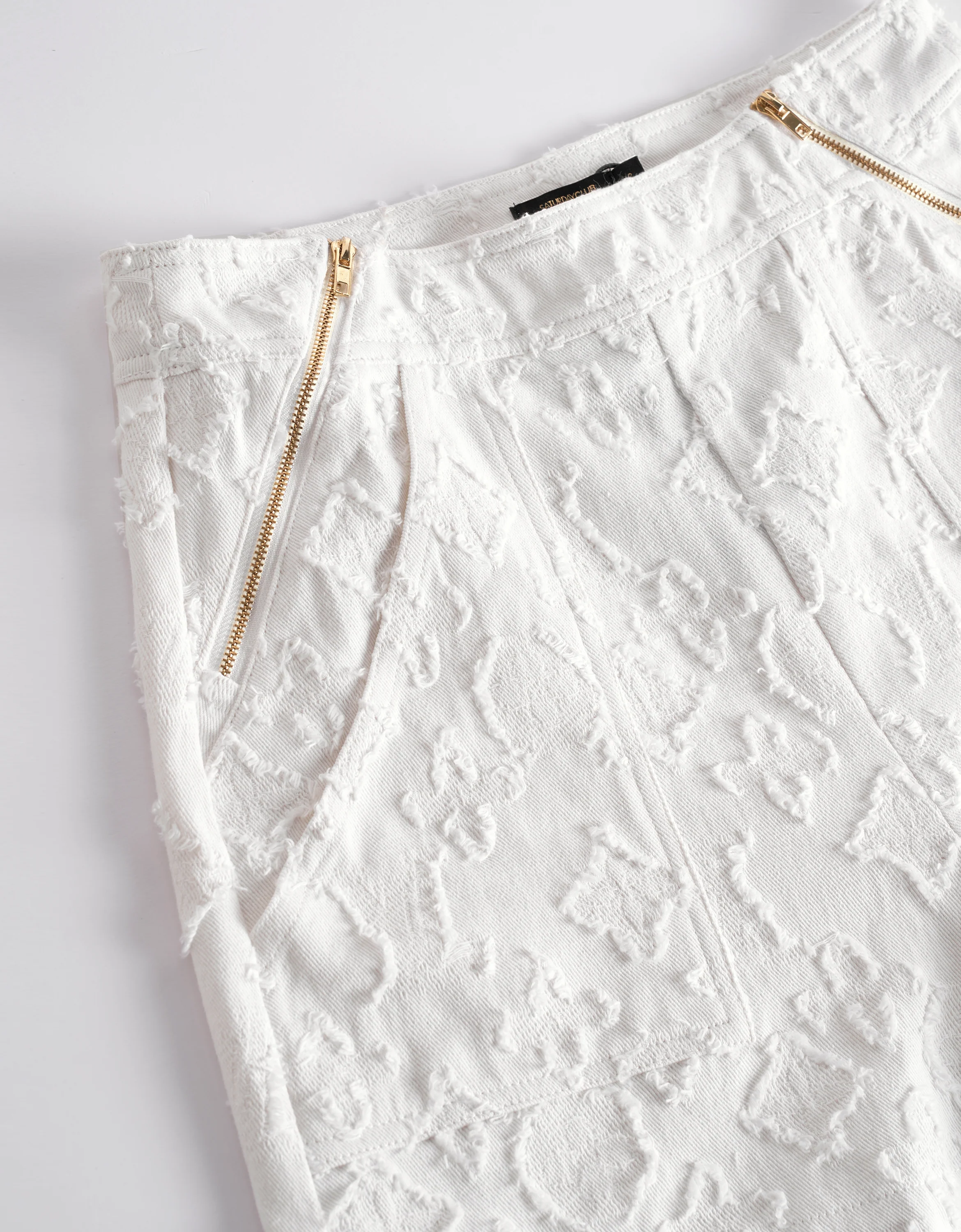 Jacquard Zip Shorts - Image 4