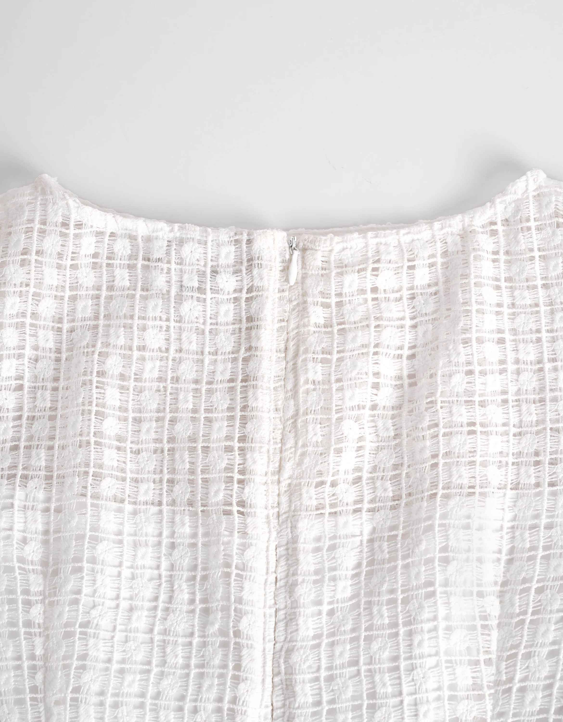 Lace Bodice Belted Short Dress - Image 5