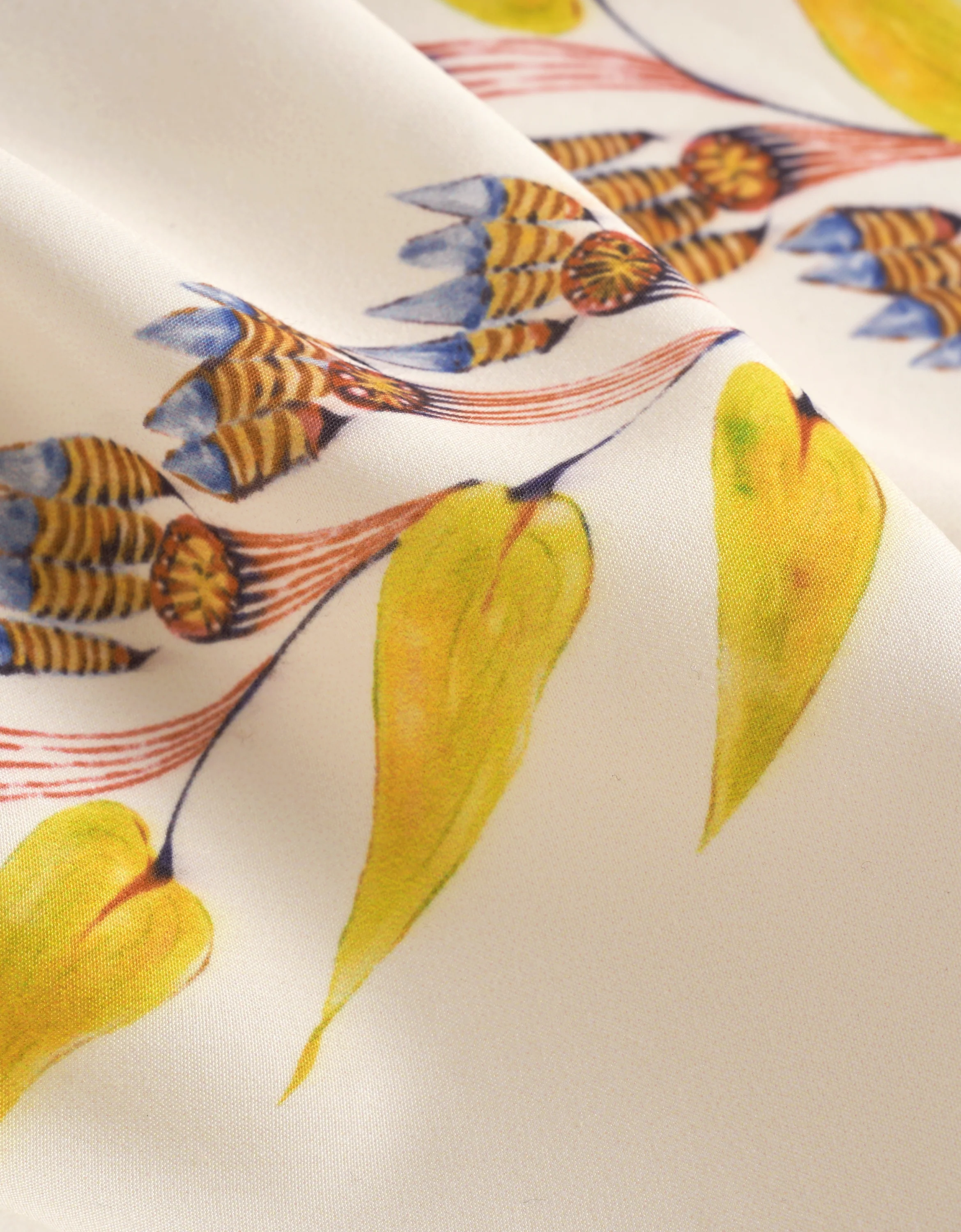 Leaf Print V-neck Midi Dress - Image 10