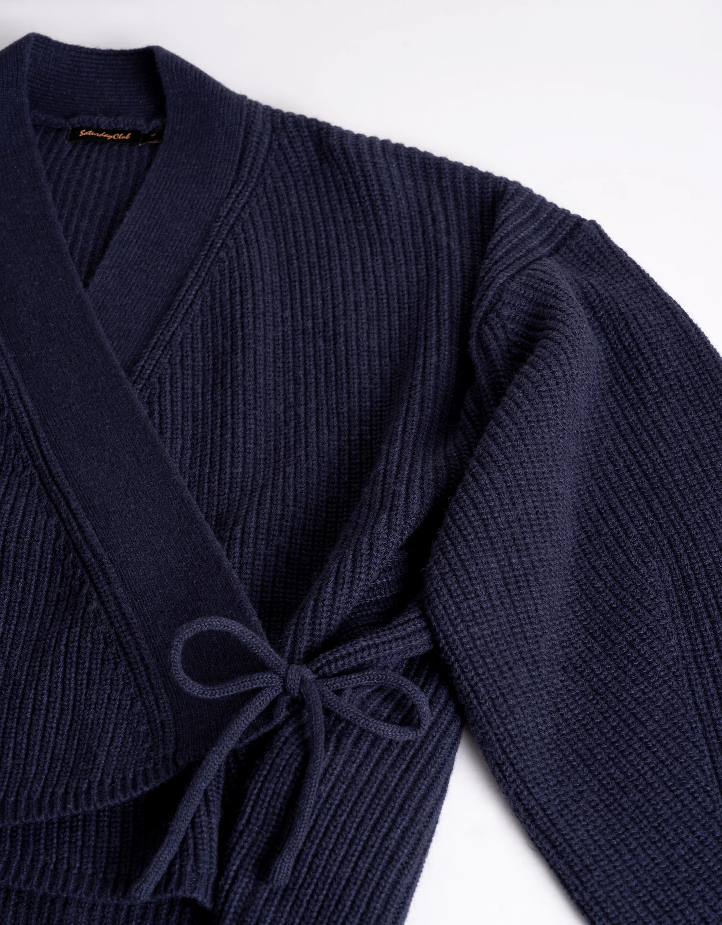 Long Sleeve Wool Knit Cardigan - Image 10