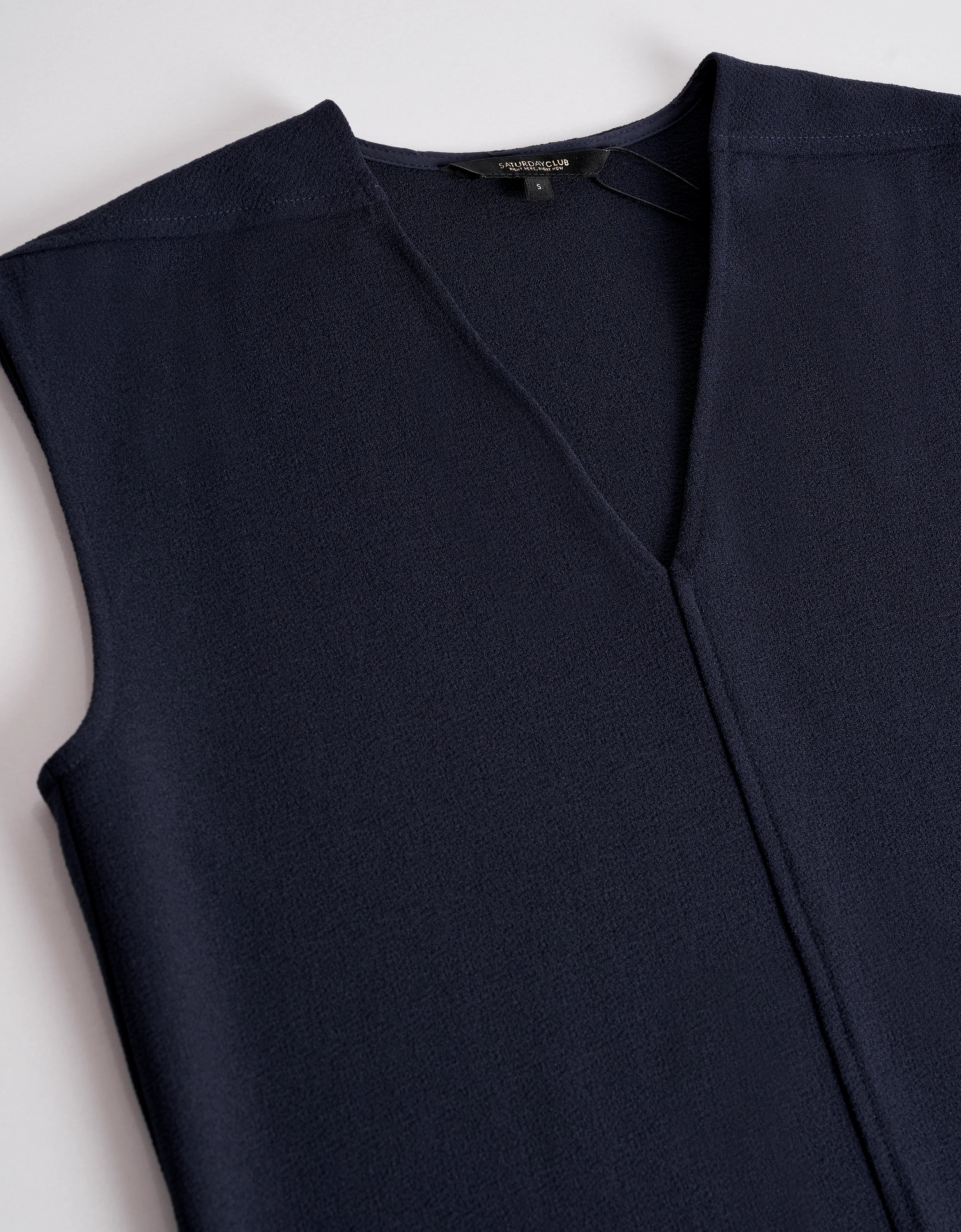 Mini-Cap Sleeveless V-Neck Top - Image 5