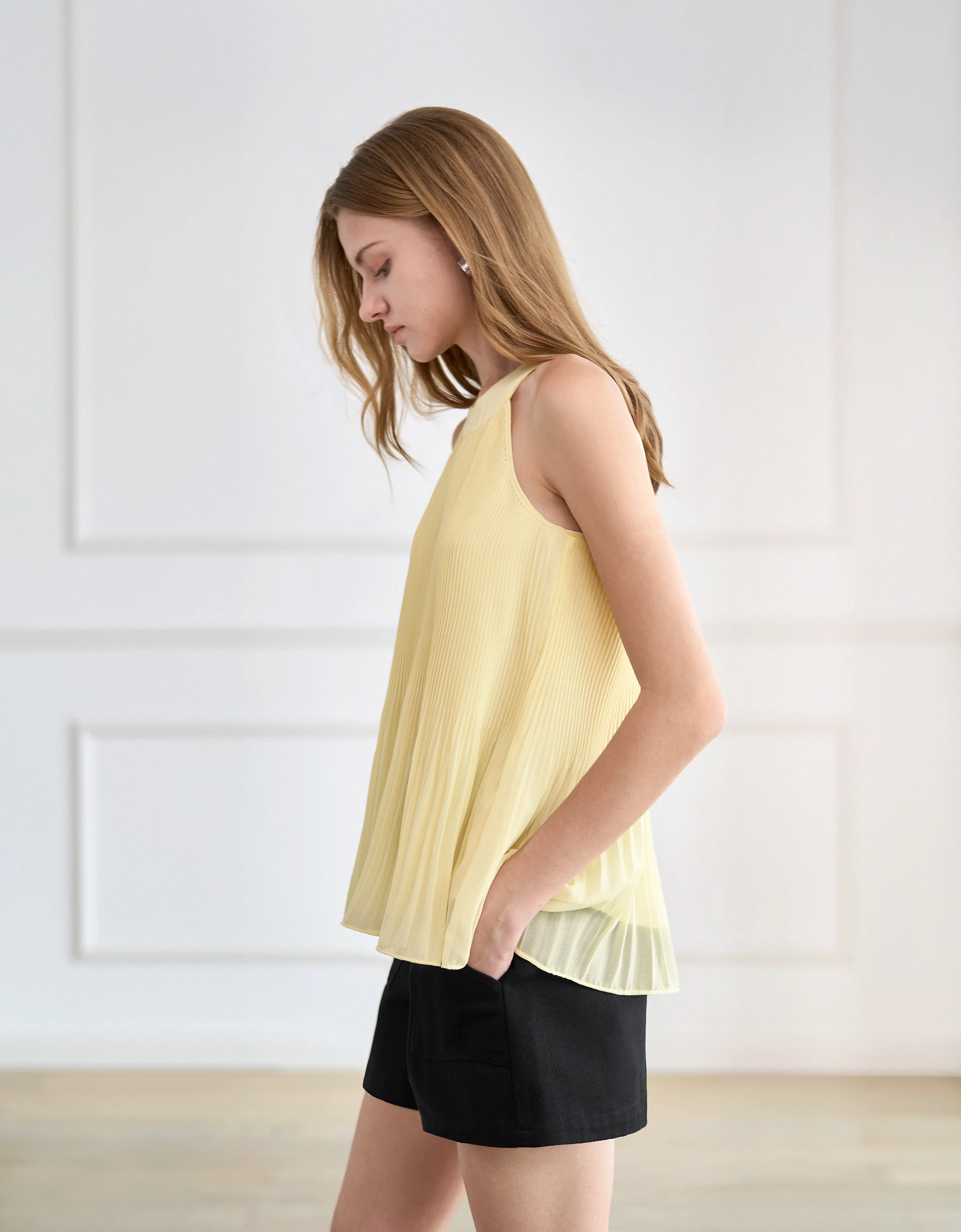 Pleated Halterneck Top - Image 2