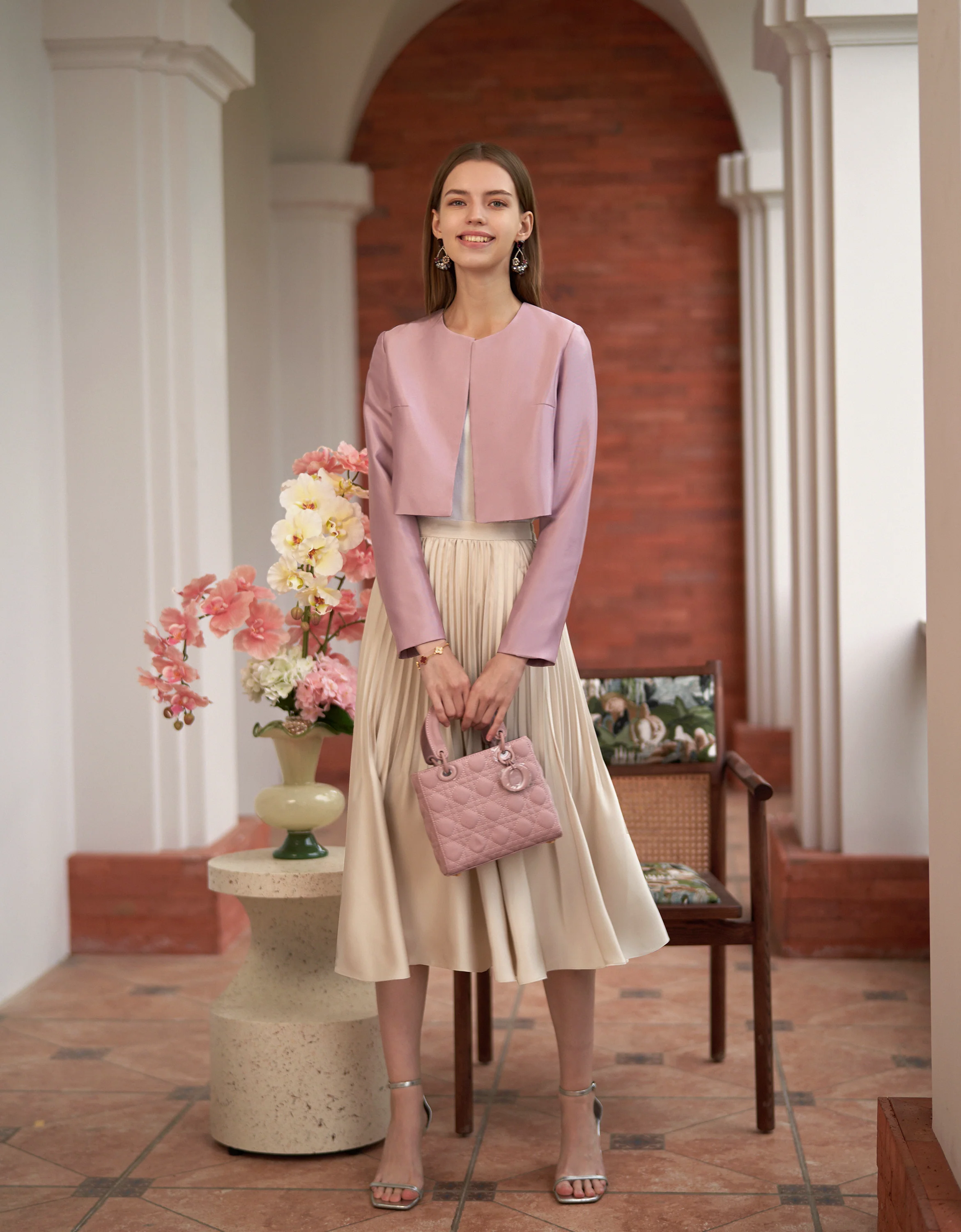 Pleated Midi Fishtail Skirt - Image 19