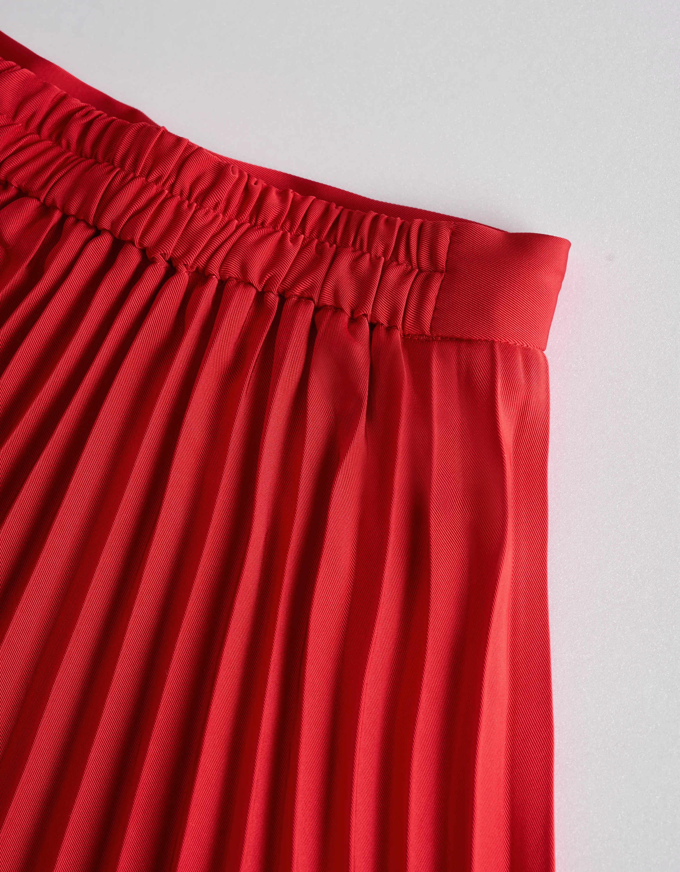 Pleated Midi Fishtail Skirt - Image 34
