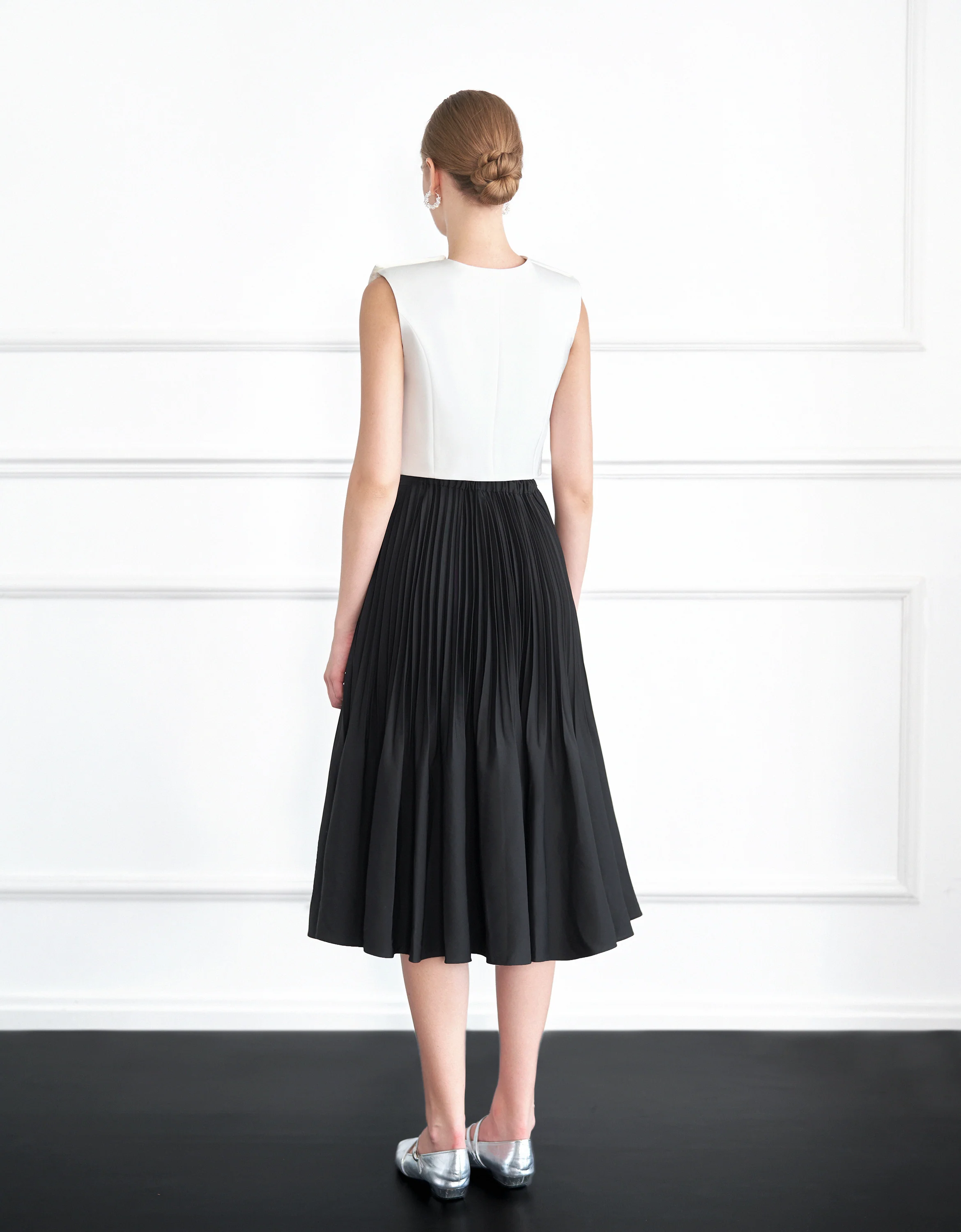 Pleated Midi Fishtail Skirt - Image 51