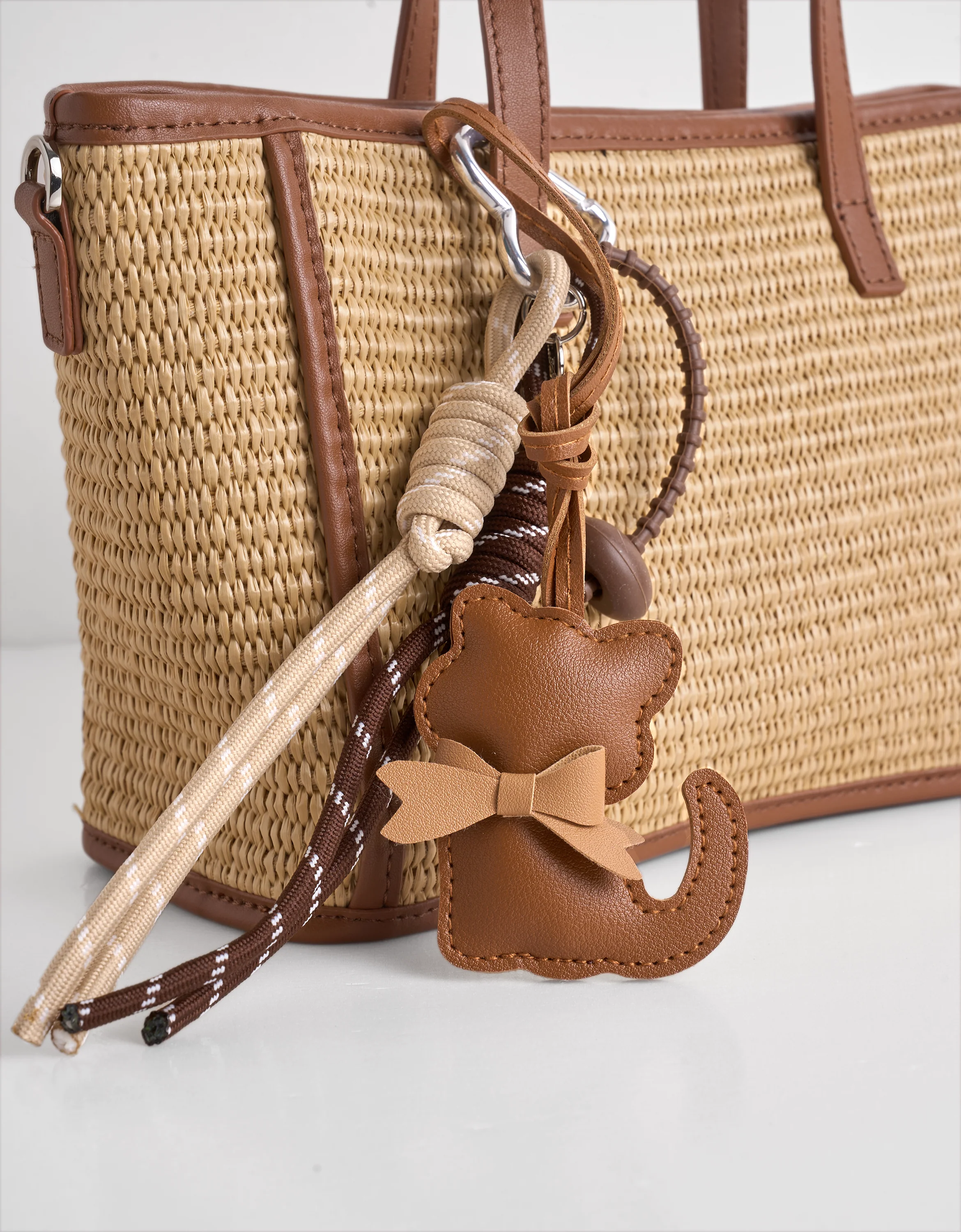 Purfect Ribbon Cat Bag Charm - Image 3