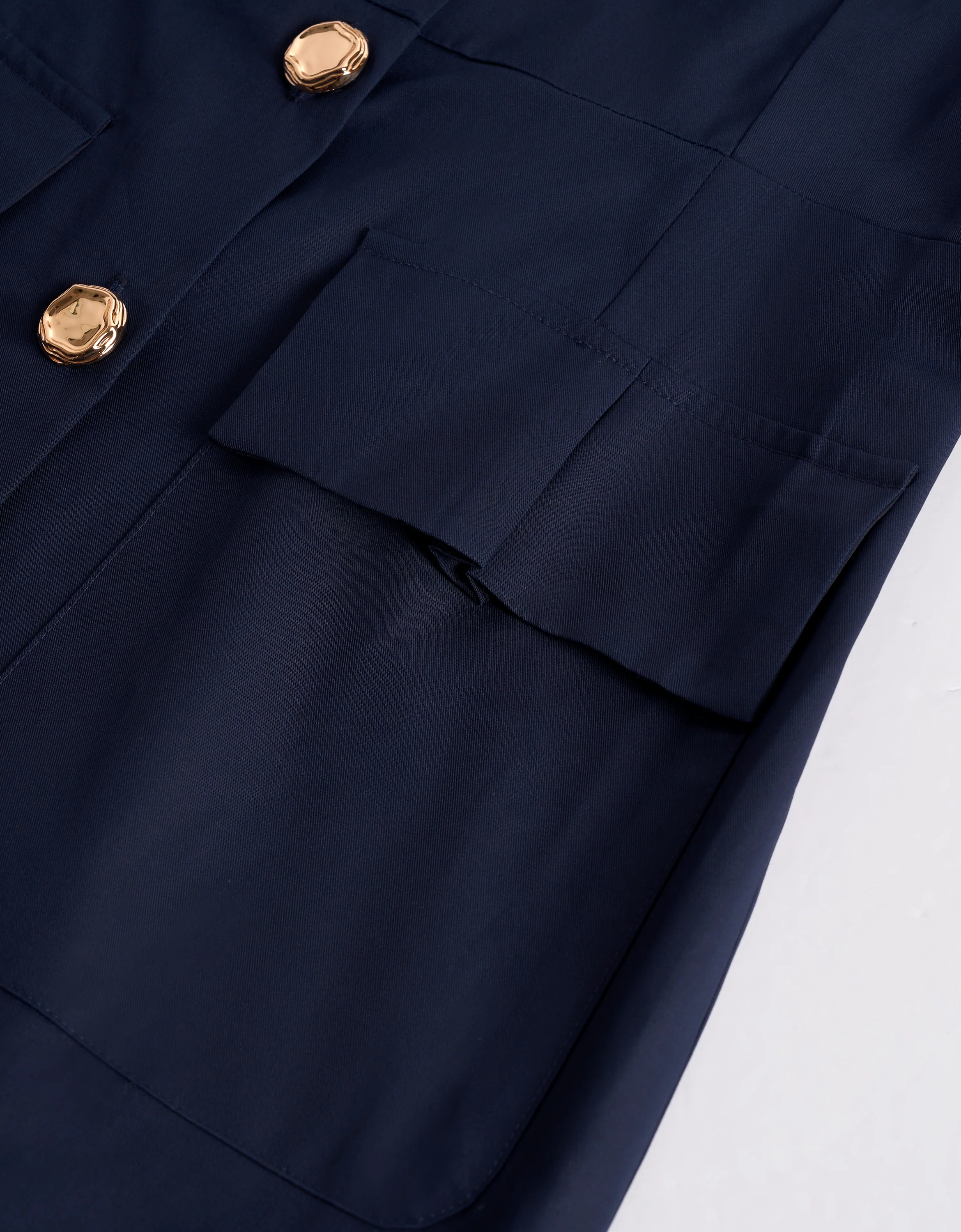 Square Neck Button Front Midi Dress - Image 7