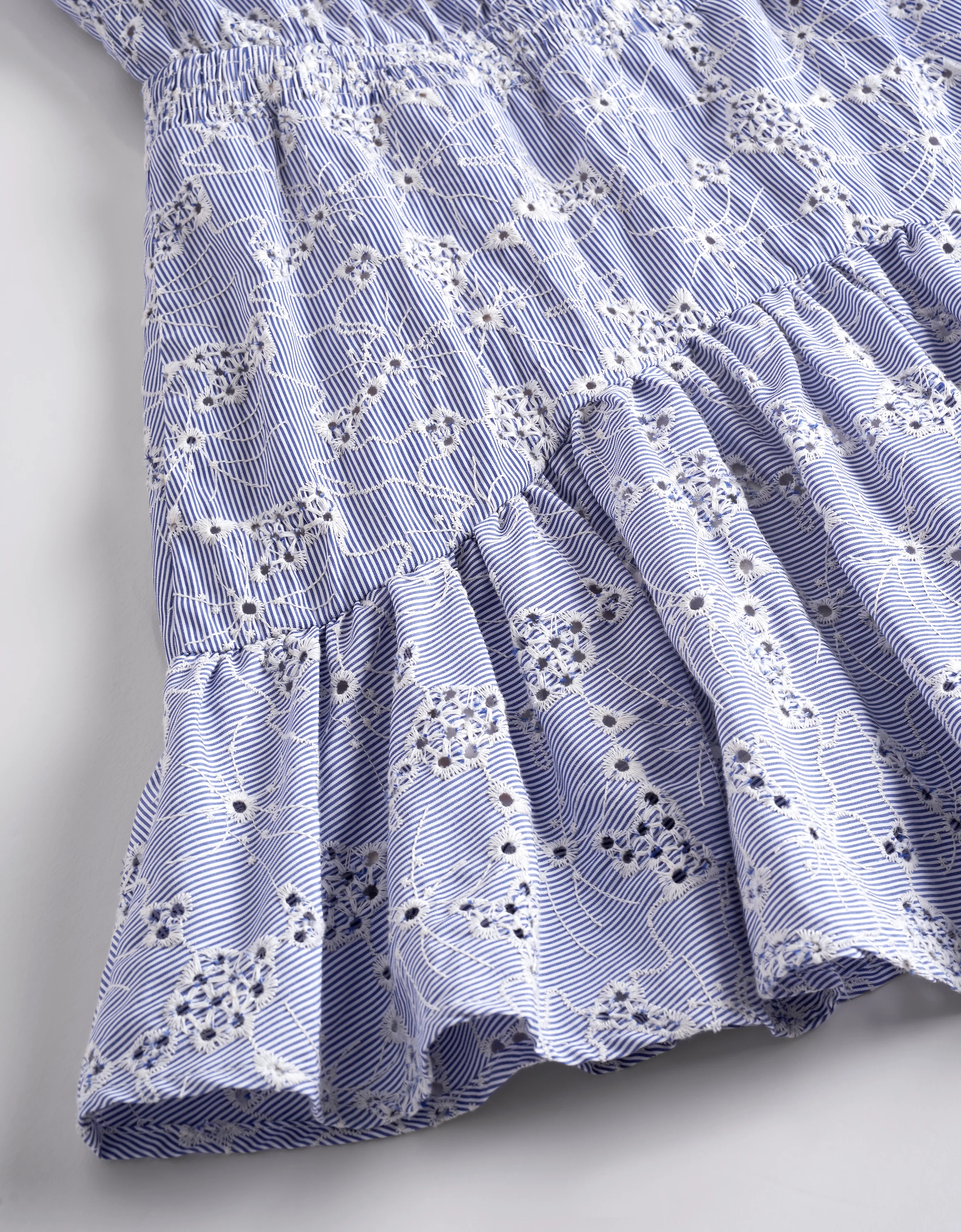 Stand Collar Sleeveless Embroidered Dress - Image 10