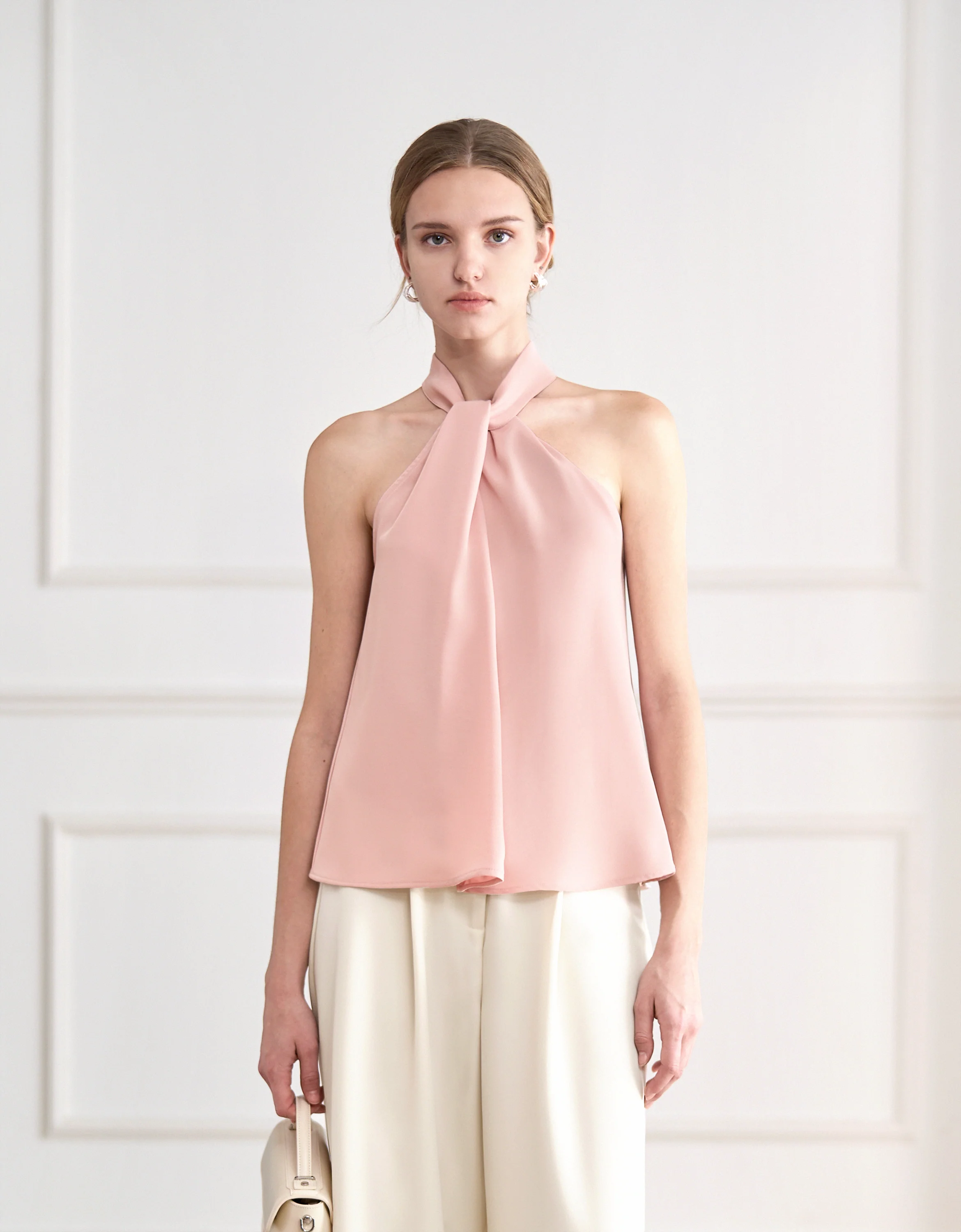 Twist Collar Halterneck Top - Image 9