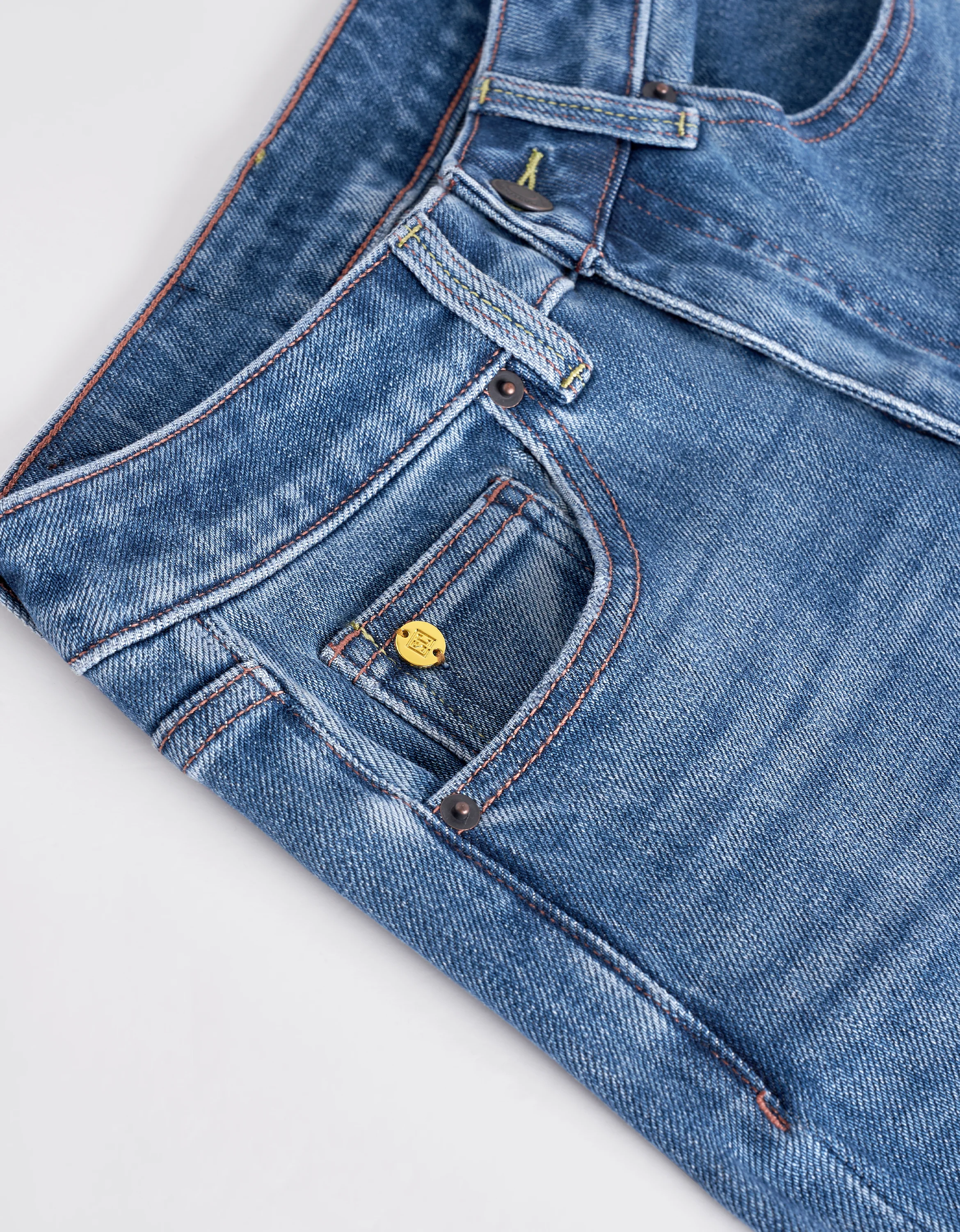 Wide Leg Denim Jeans - Image 7